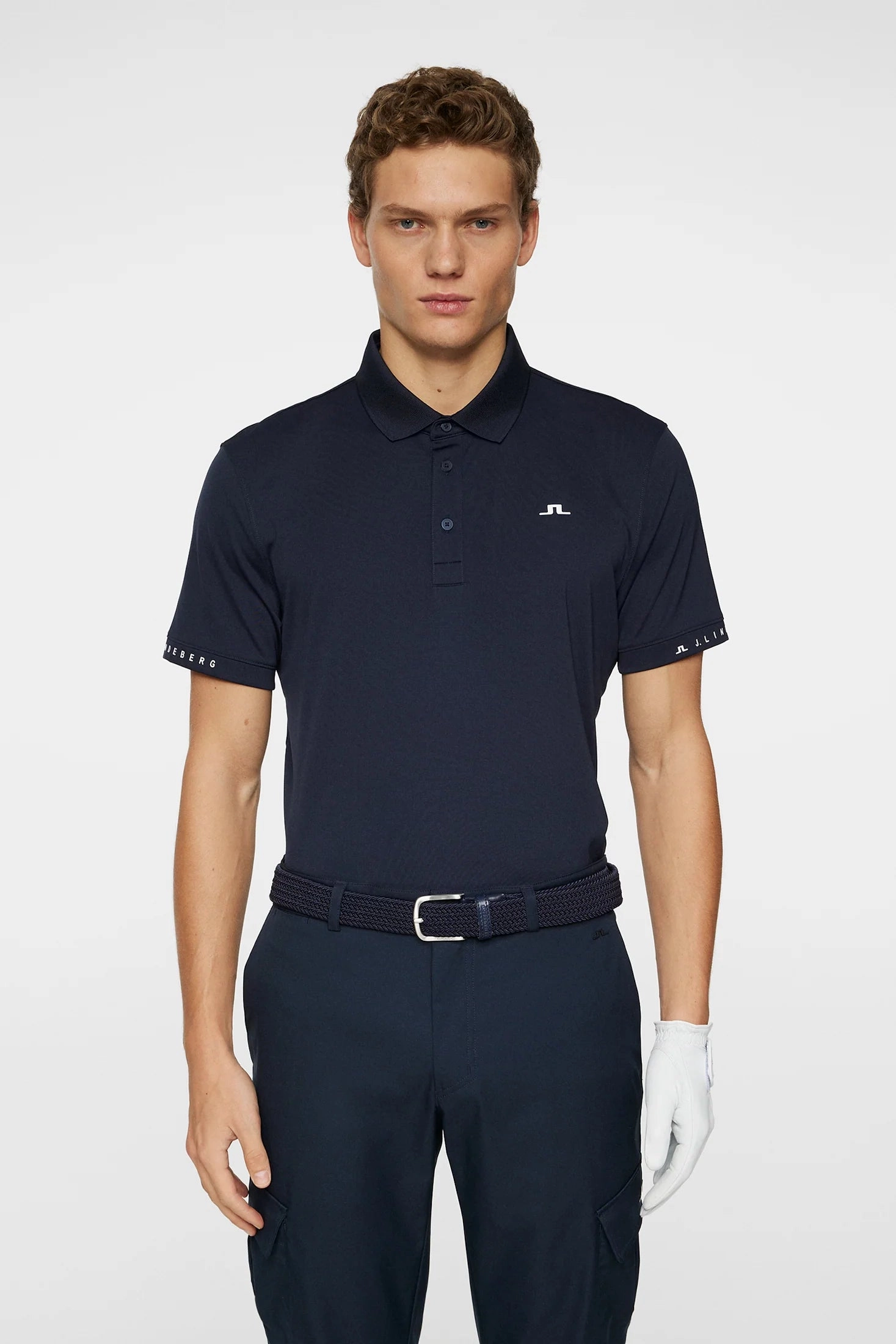 J.Lindeberg Men's Guy Polo - Navy J.Lindeberg Men's Apparel