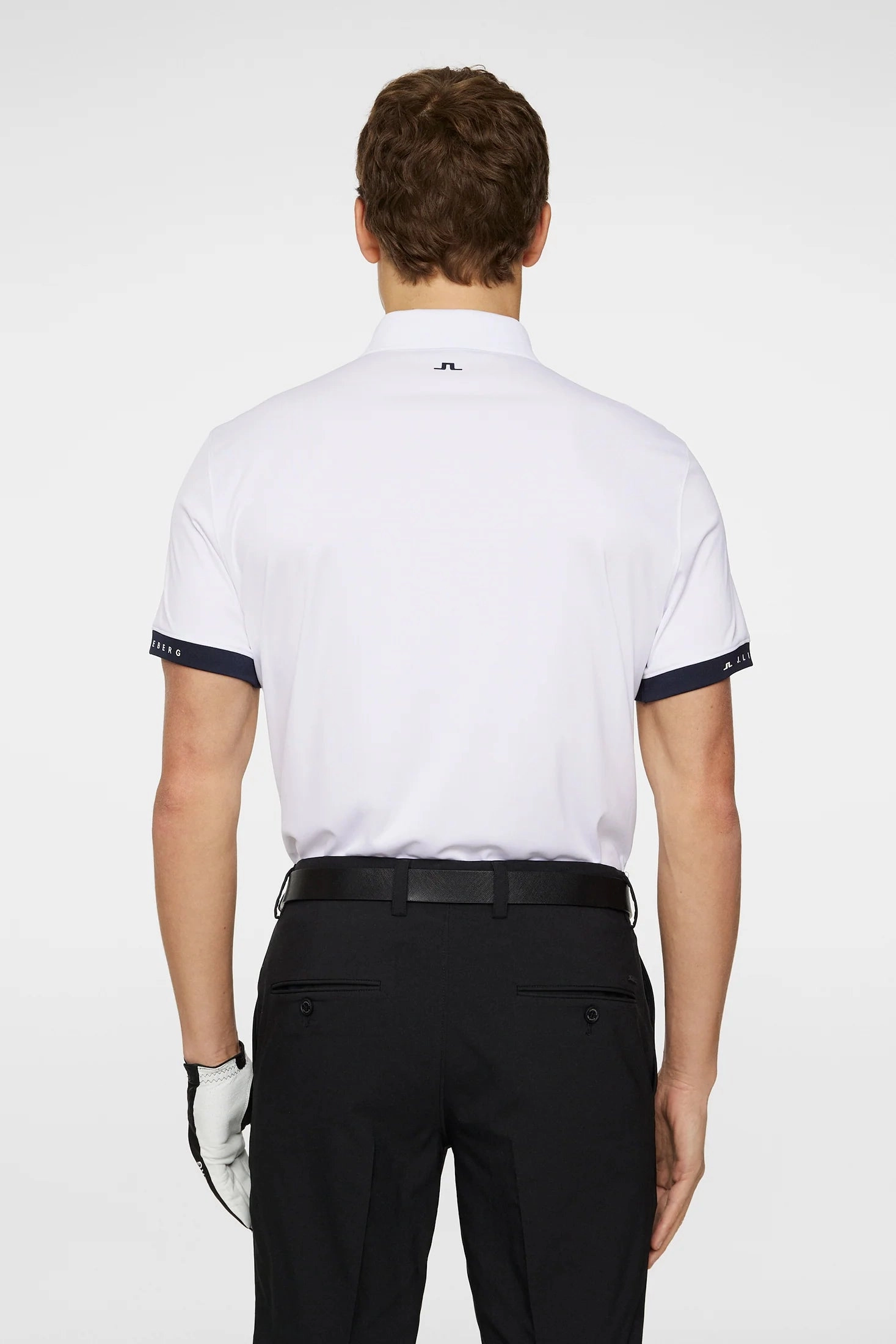 J.Lindeberg Men's Guy Polo - White J.Lindeberg Men's Apparel