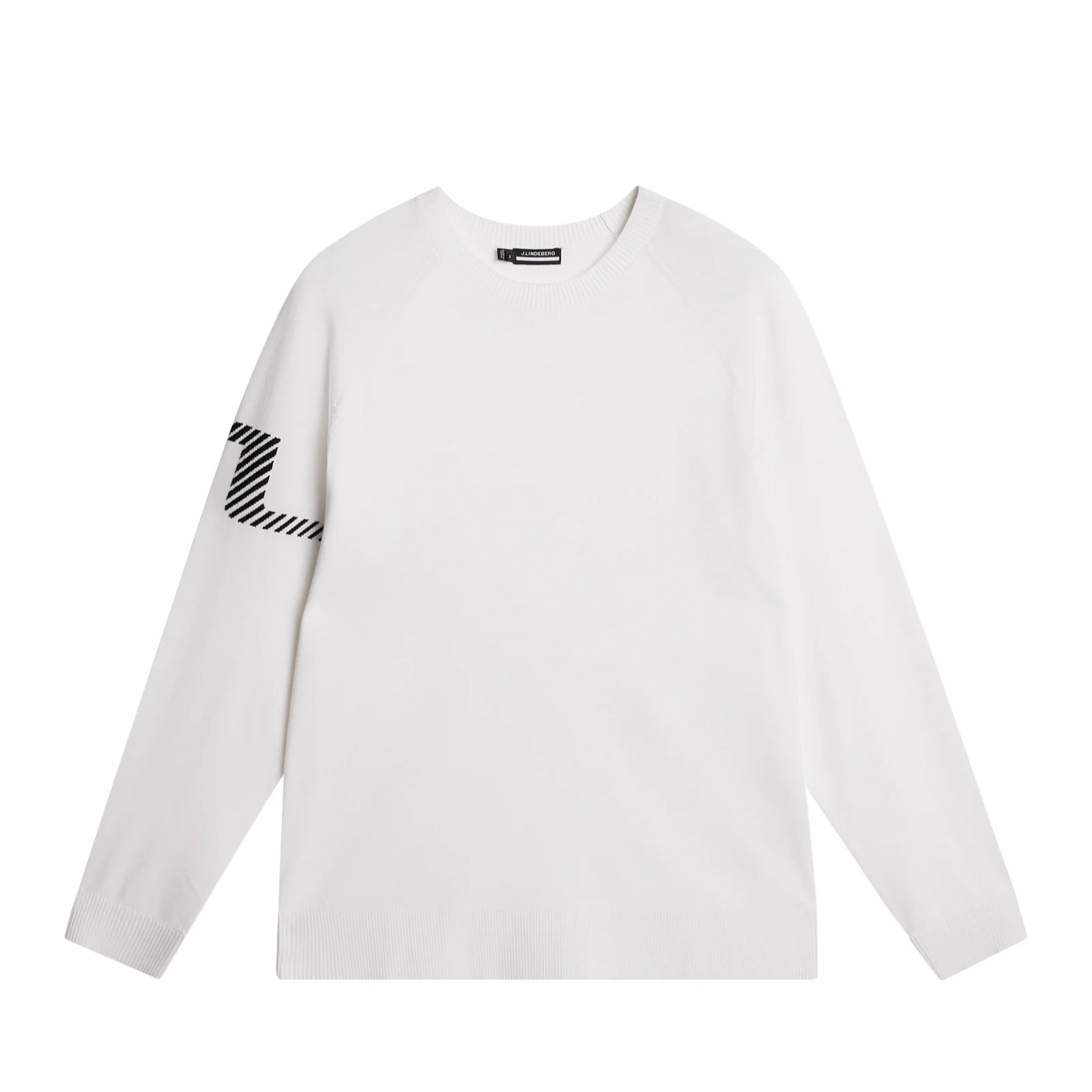 J.Lindeberg Men's Heath Knitted Sweater - WHITE J.Lindeberg Men's Apparel