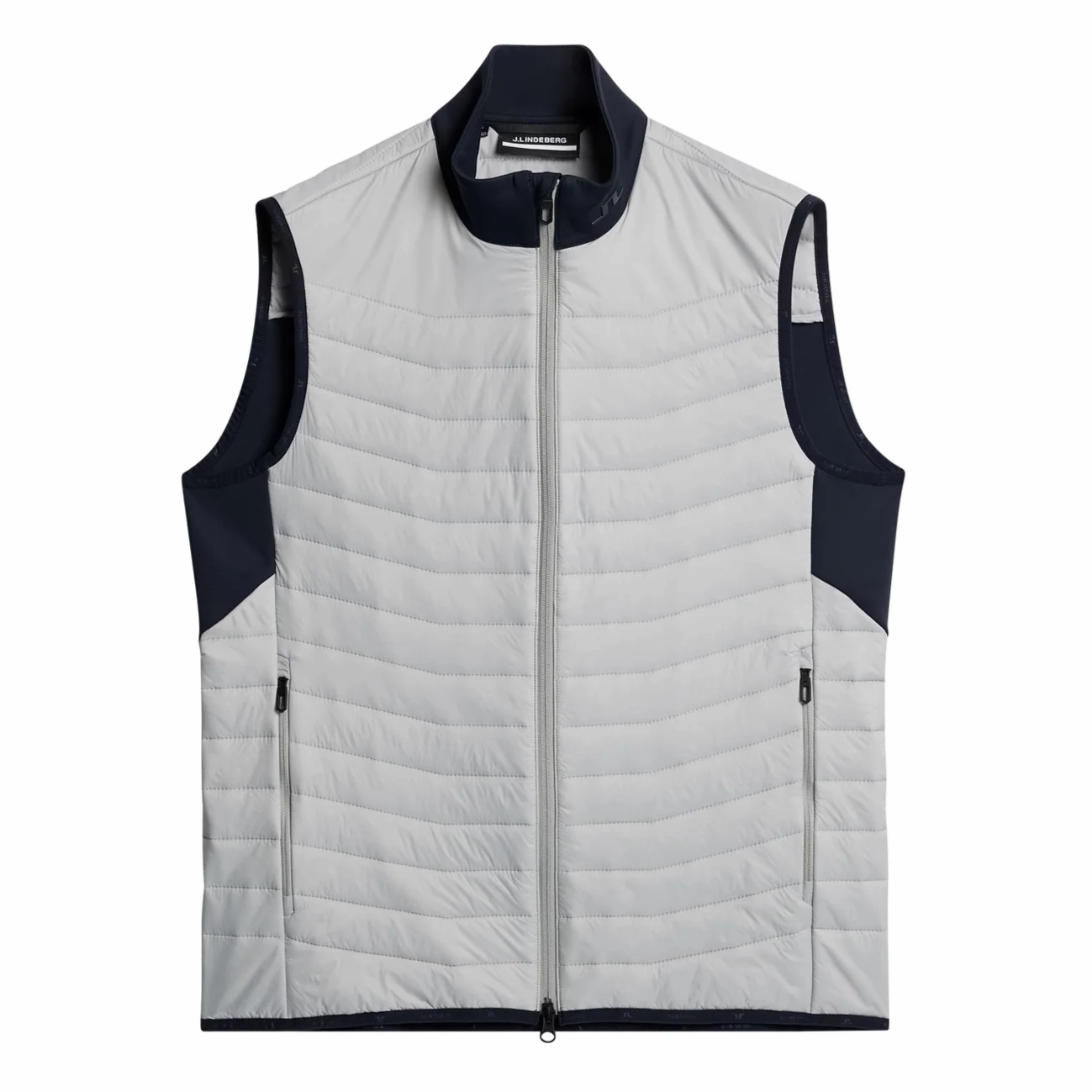 J.Lindeberg Men's HOLDEN Primaloft Quilt Hybrid Vest - HIGH RISE J.Lindeberg men's golf clothing