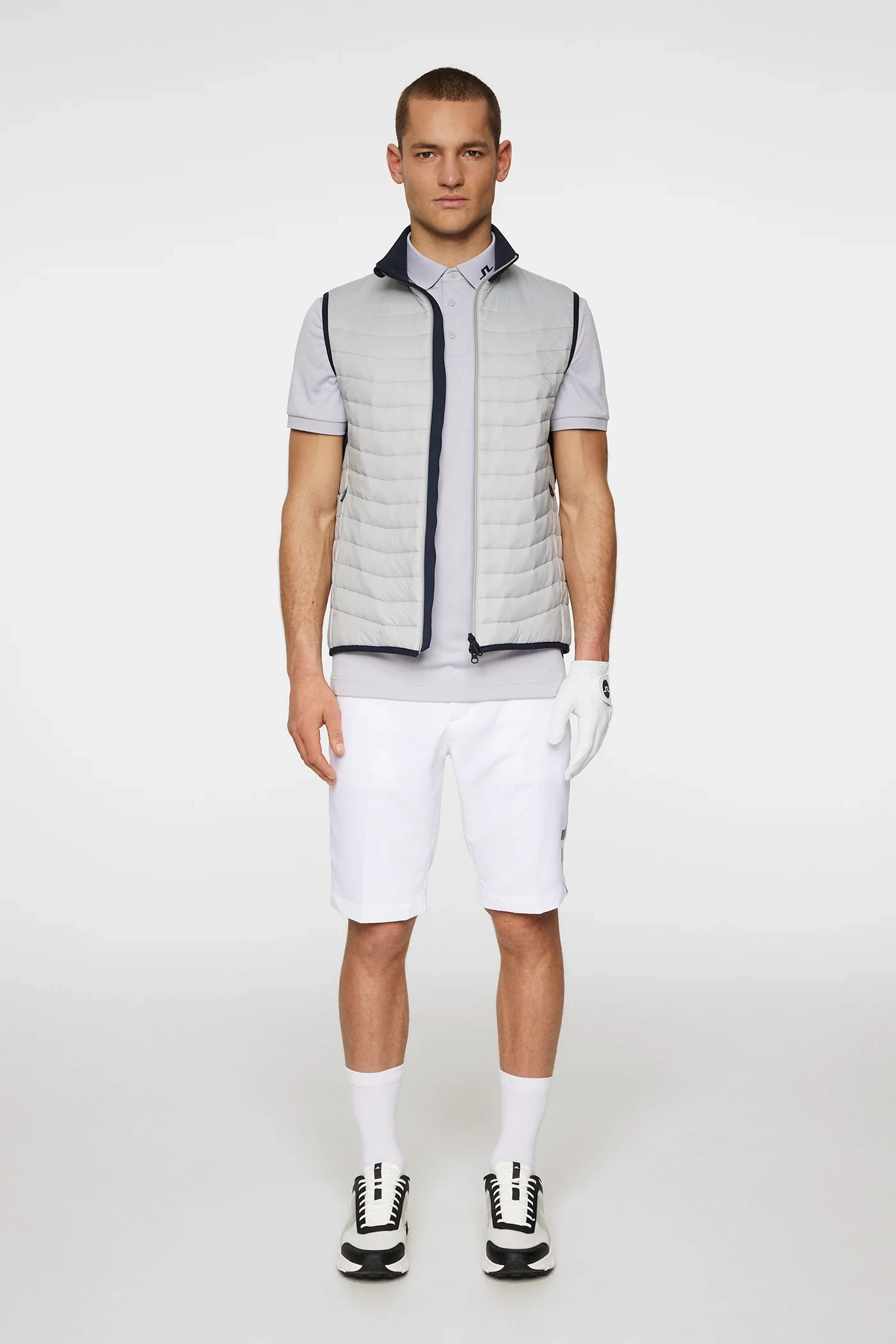 J.Lindeberg Men's HOLDEN Primaloft Quilt Hybrid Vest - HIGH RISE J.Lindeberg Men's Apparel