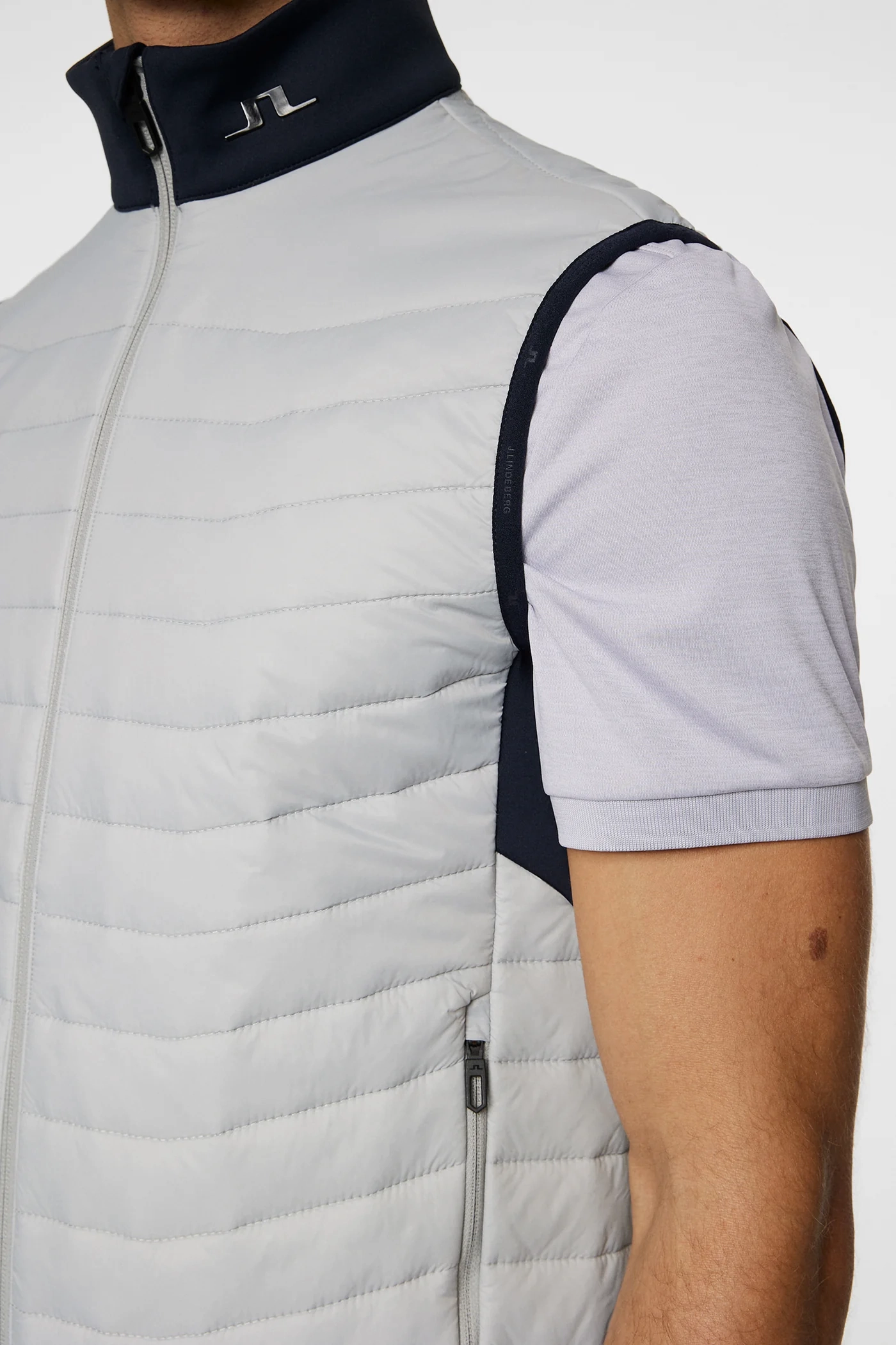J.Lindeberg Men's HOLDEN Primaloft Quilt Hybrid Vest - HIGH RISE J.Lindeberg Men's Apparel