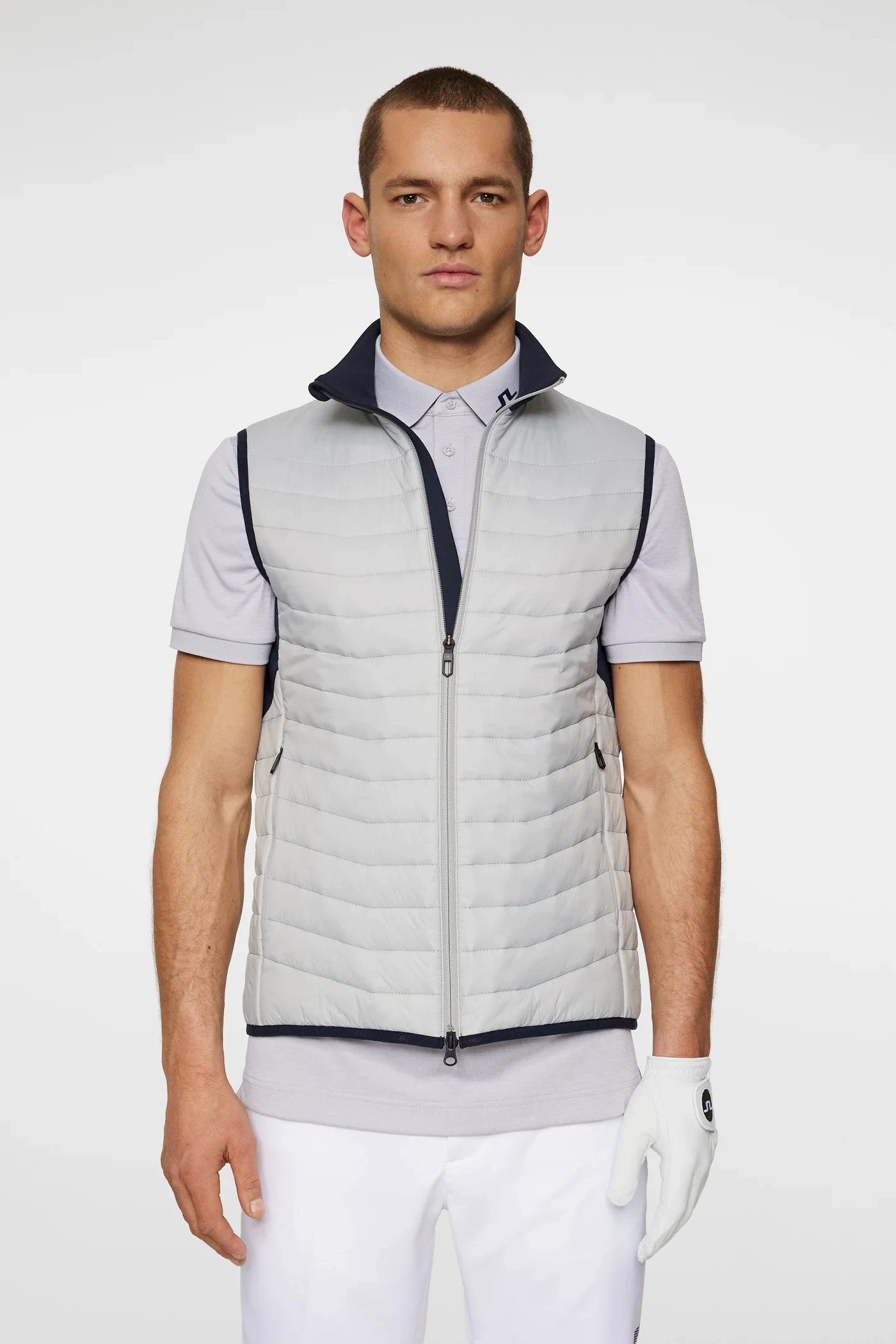 J.Lindeberg Men's HOLDEN Primaloft Quilt Hybrid Vest - HIGH RISE J.Lindeberg Men's Apparel