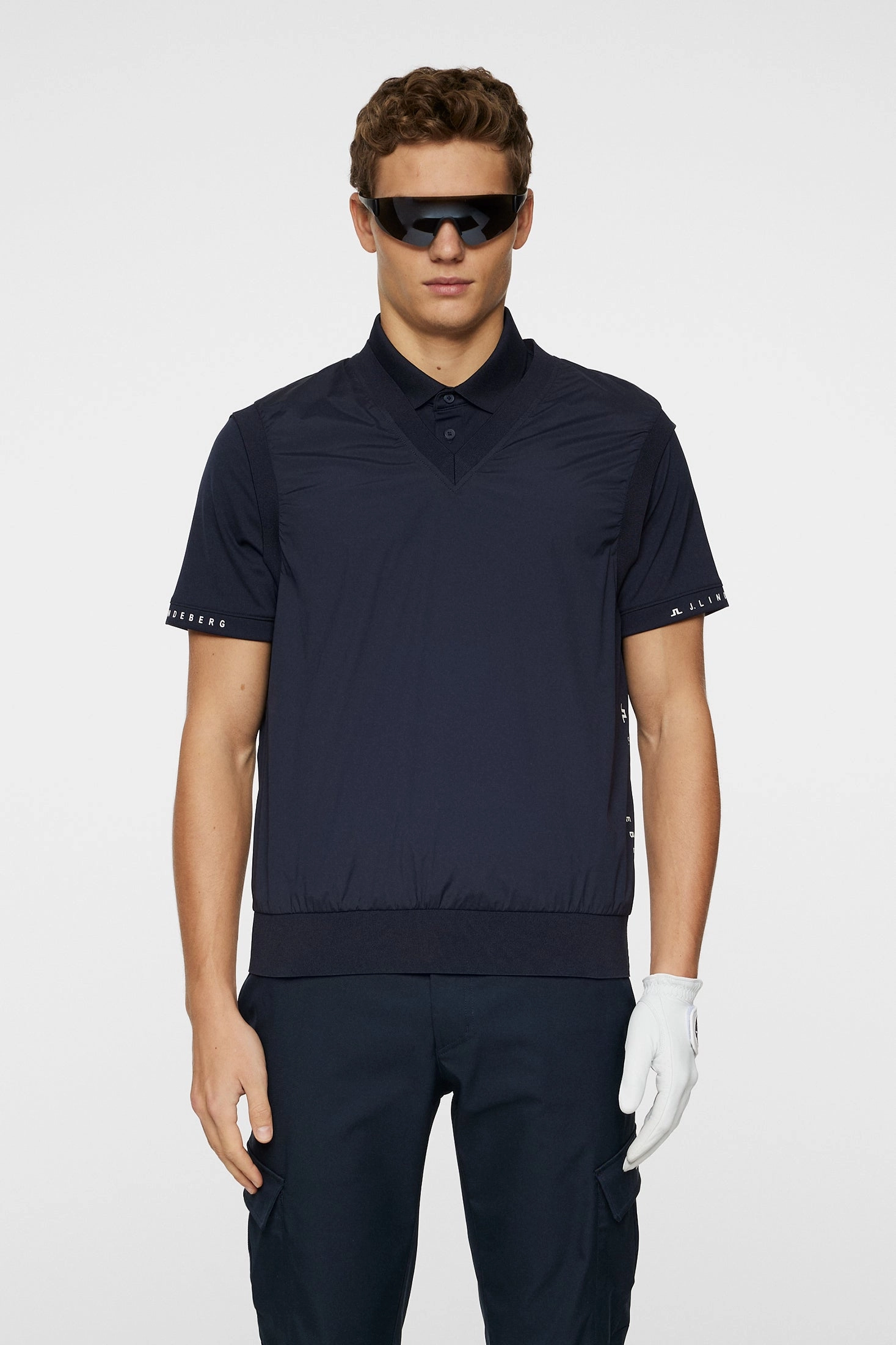 J.Lindeberg Men's Hybrid Vest Windbreaker - JL NAVY J.Lindeberg Men's Apparel