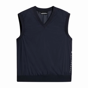 J.Lindeberg Men's Hybrid Vest Windbreaker - JL NAVY J.Lindeberg men's golf clothing