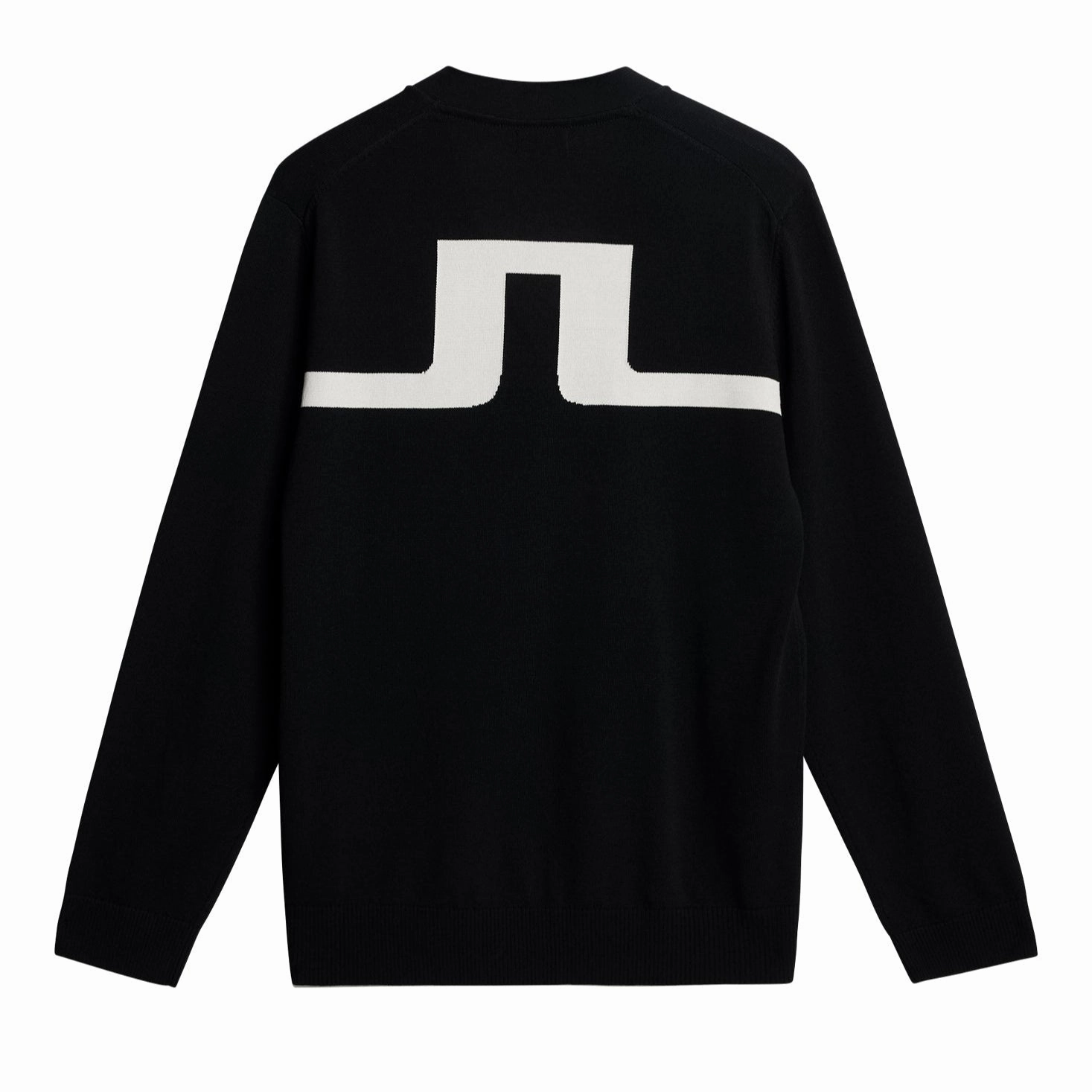 J.Lindeberg Men's Jarred Knitted Cardigan - BLACK J.Lindeberg Men's Apparel