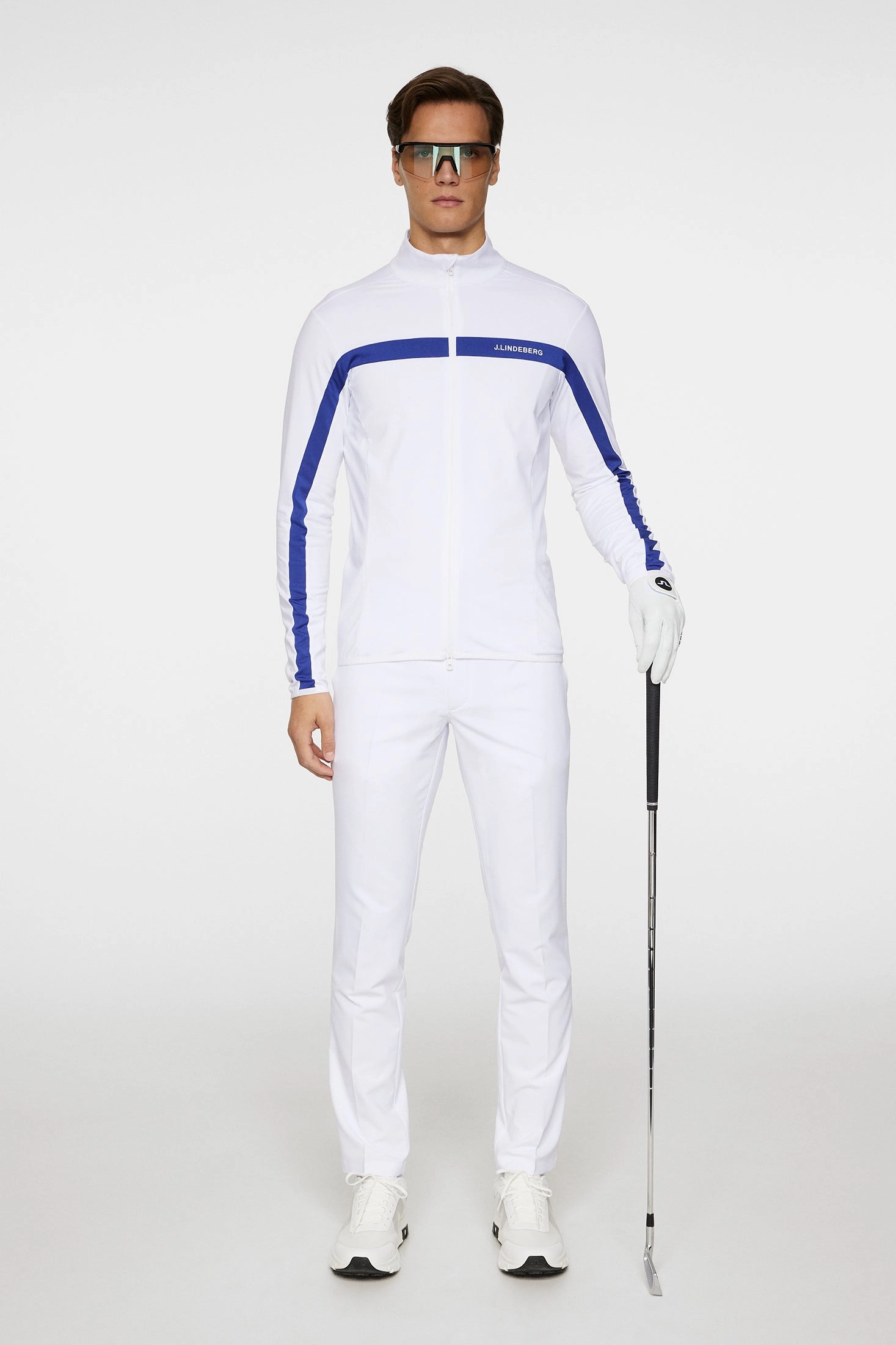 J.Lindeberg Men's Jarvis Mid Layer - CLEMATIS BLUE J.Lindeberg Men's Apparel