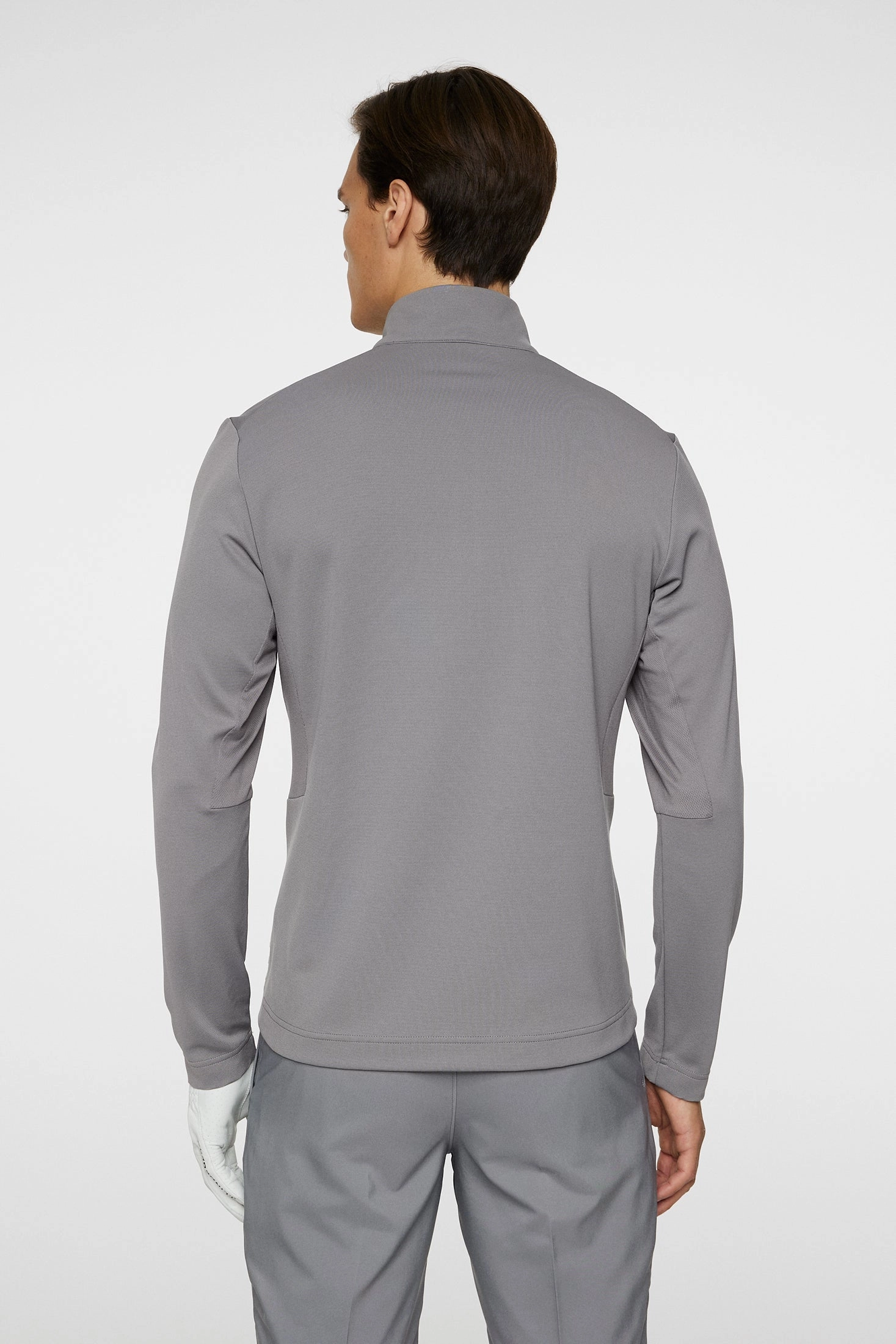 J.Lindeberg Men's Leon Quarter Zip Mid Layer - NIGHT OWL J.Lindeberg Men's Apparel