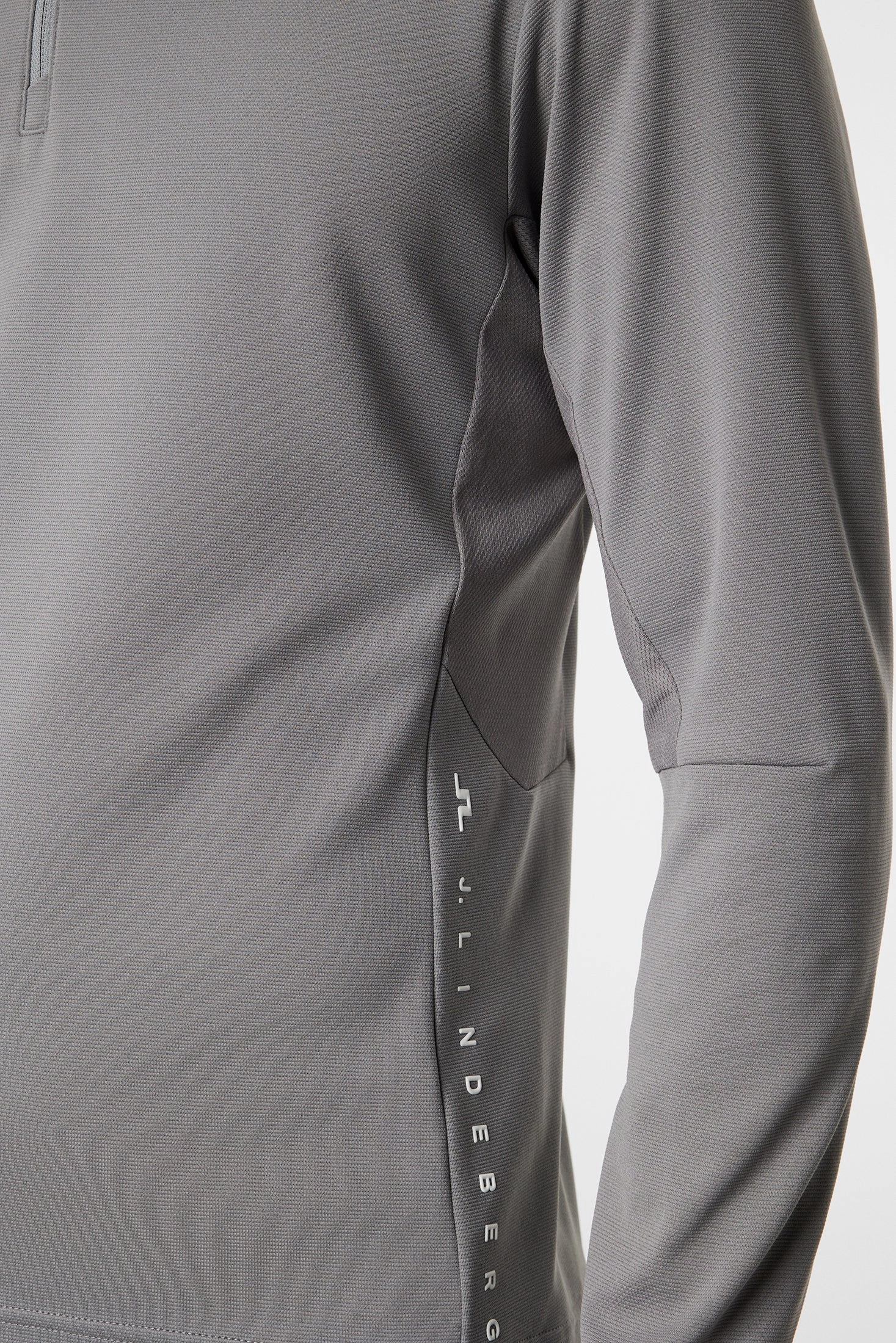 J.Lindeberg Men's Leon Quarter Zip Mid Layer - NIGHT OWL J.Lindeberg Men's Apparel