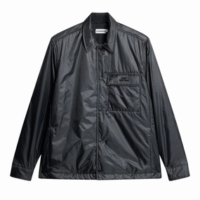 J.Lindeberg Men's NILE PADDED Overshirt- ASHPHALT J.Lindeberg men's golf clothing