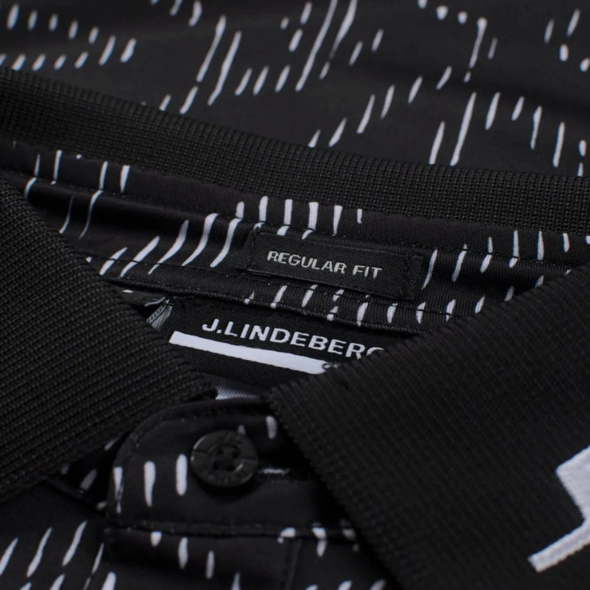 J.Lindeberg Men's Regular Fit KV Print - BLACK SPIRAL CAMO J.Lindeberg Men's Apparel