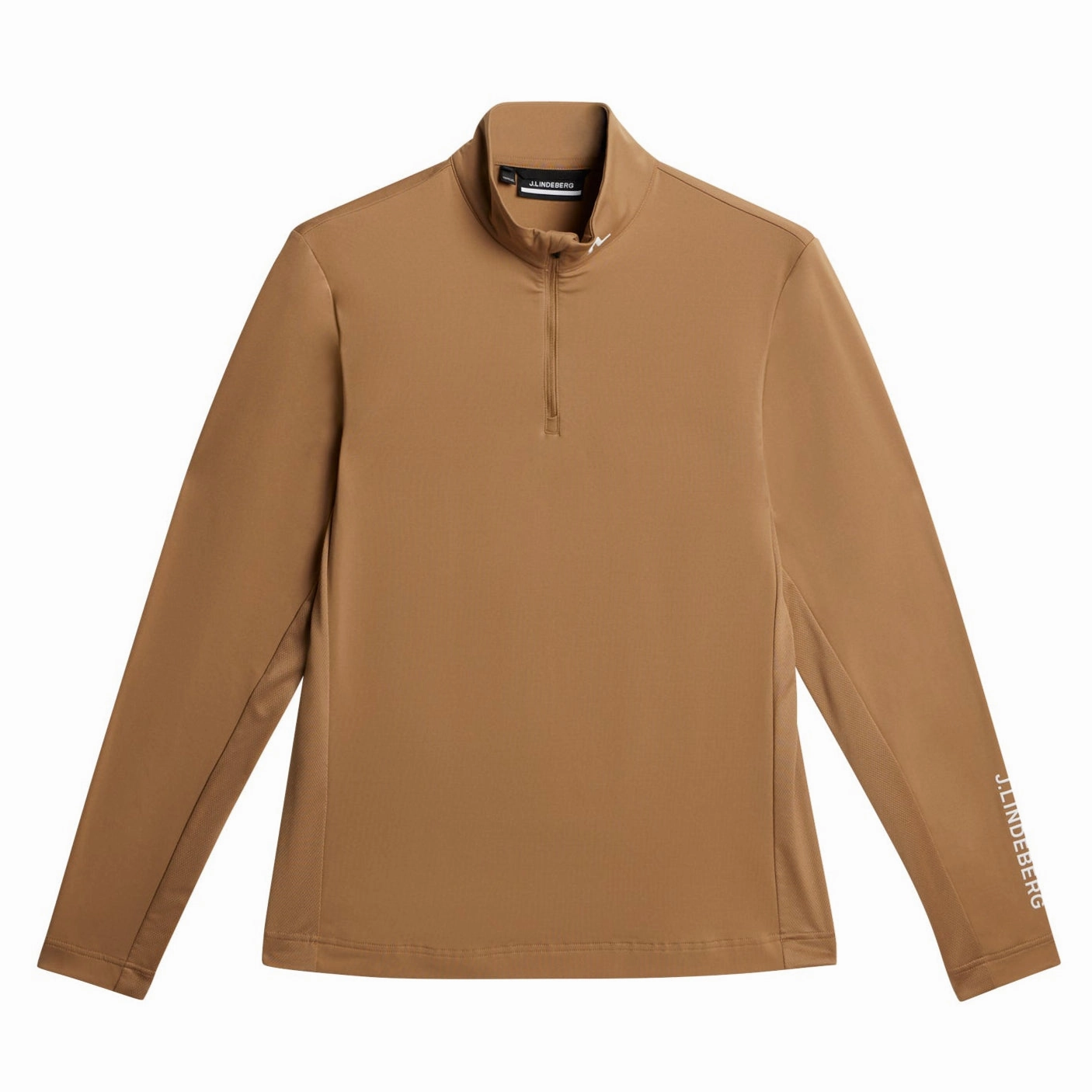 J.Lindeberg Men's Tour Tech Mid Layer - TIGERS EYE J.Lindeberg Men's Apparel