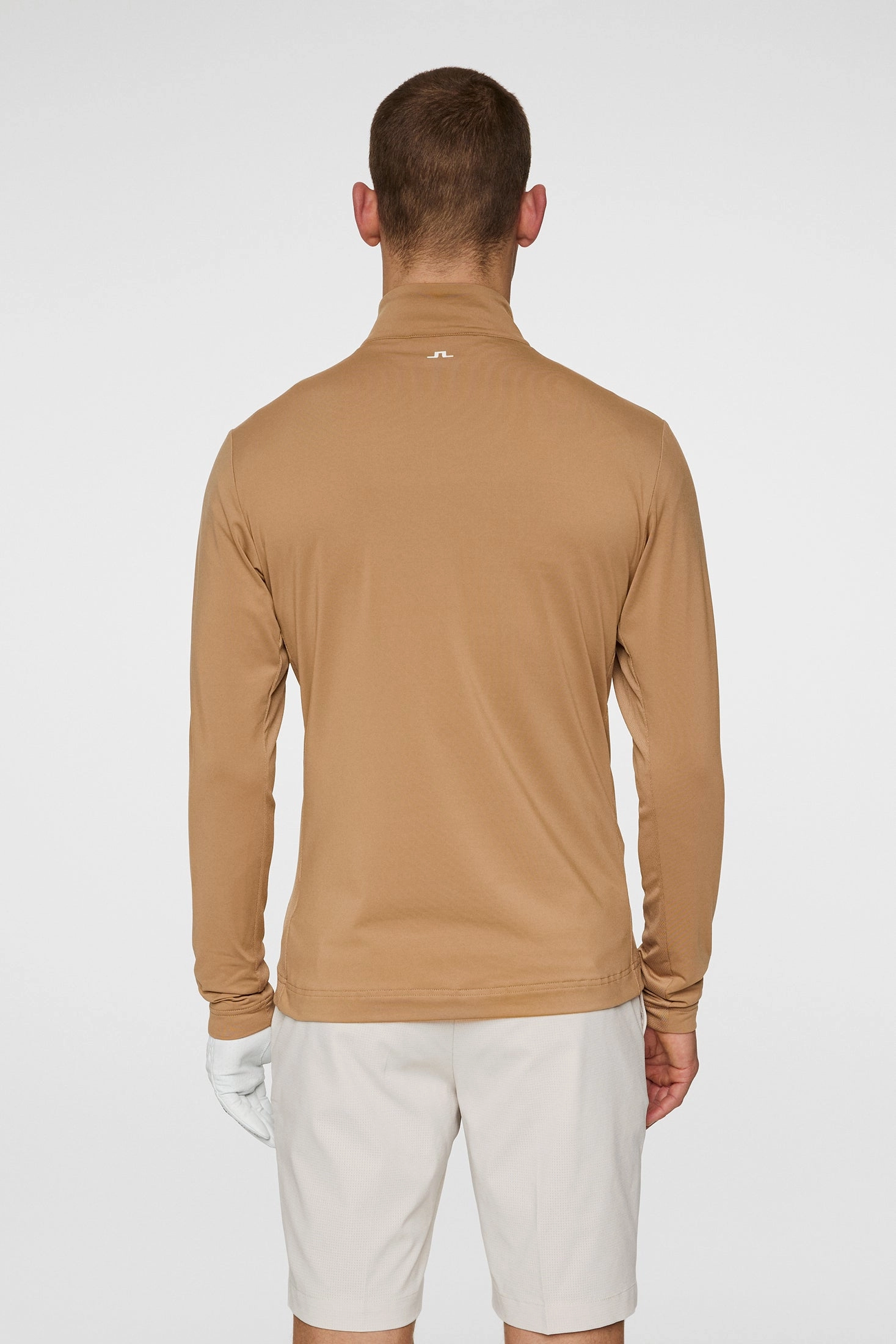 J.Lindeberg Men's Tour Tech Mid Layer - TIGERS EYE J.Lindeberg Men's Apparel