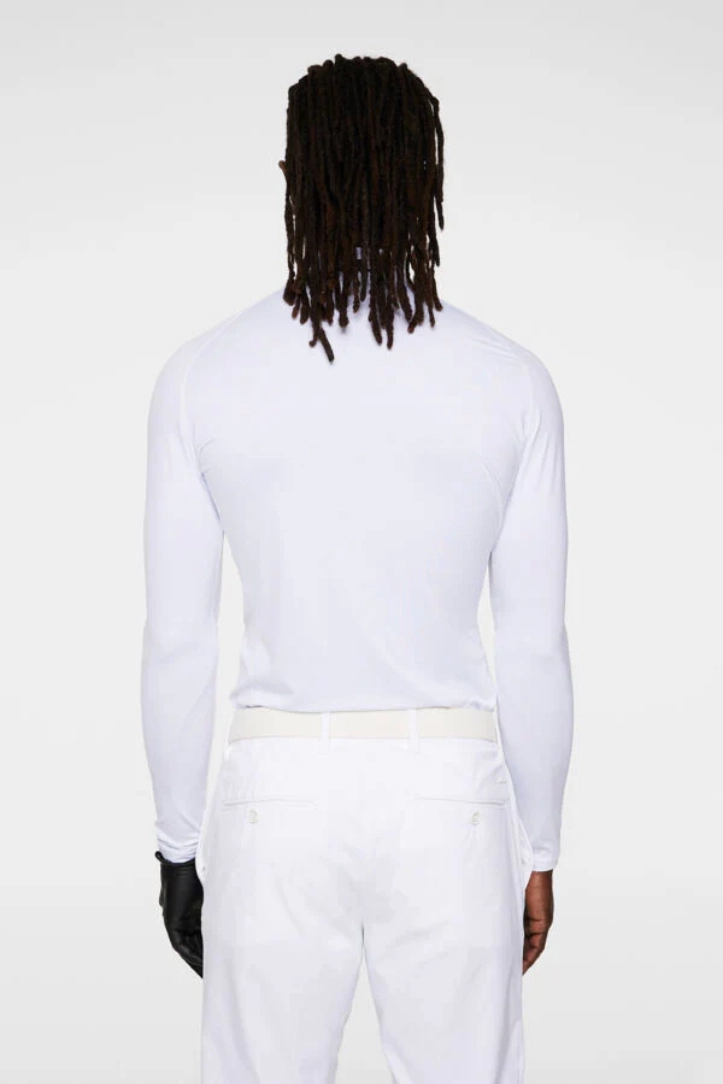 J.Lindeberg Mens Aello Soft Compression Base Layer - WHITE J.Lindeberg Men's Apparel