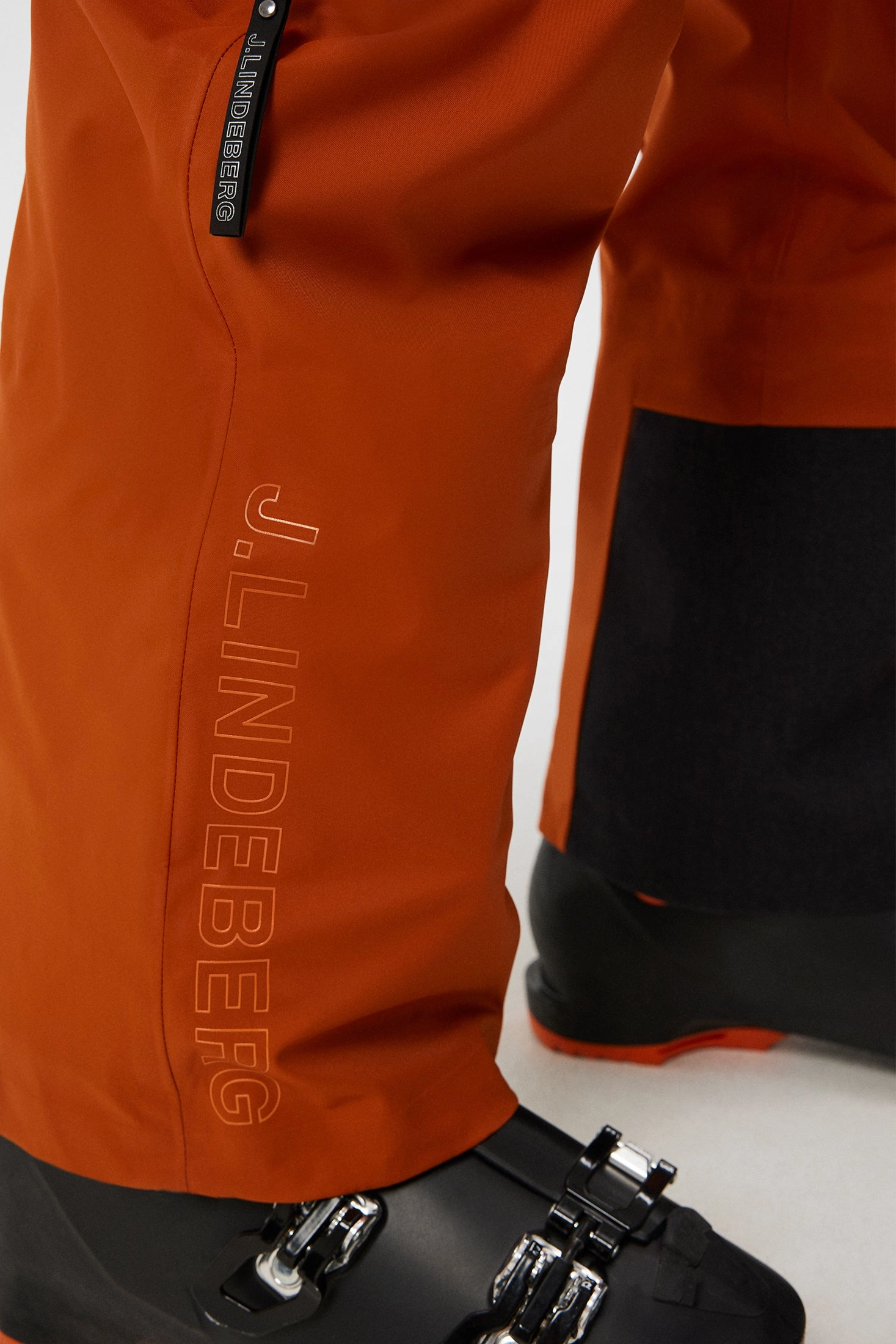 J.Lindeberg Mens Aerial Bib Pro Shell SKI Pant - Cinnamon Stick J.Lindeberg Men's Apparel