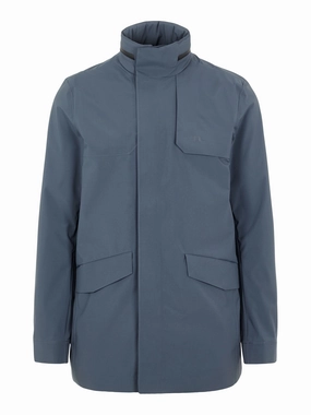 J.Lindeberg Mens Alph 3L Mech Stretch Jacket - DARK GREY J.Lindeberg men's golf clothing