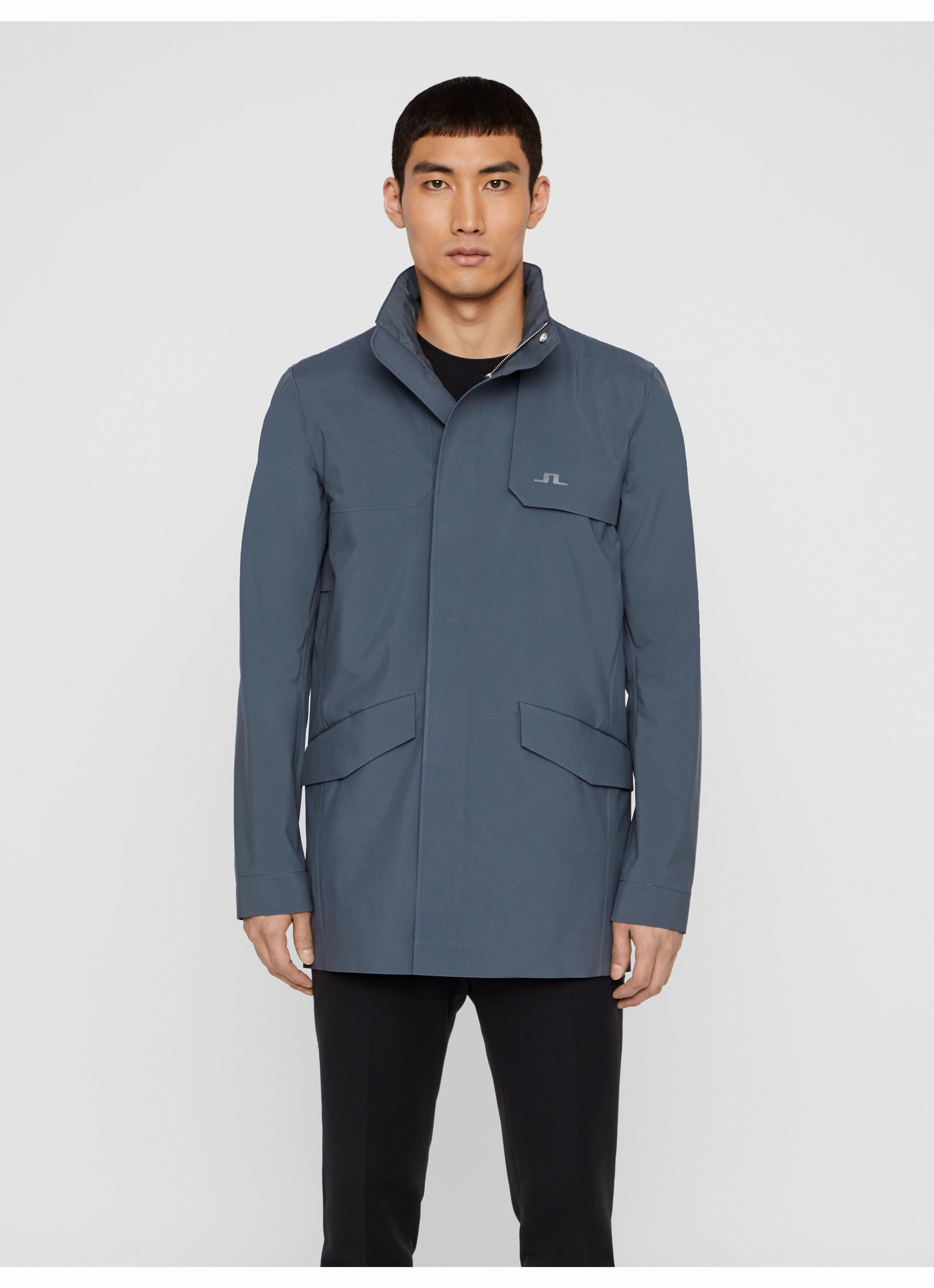 J.Lindeberg Mens Alph 3L Mech Stretch Jacket - DARK GREY J.Lindeberg Men's Apparel