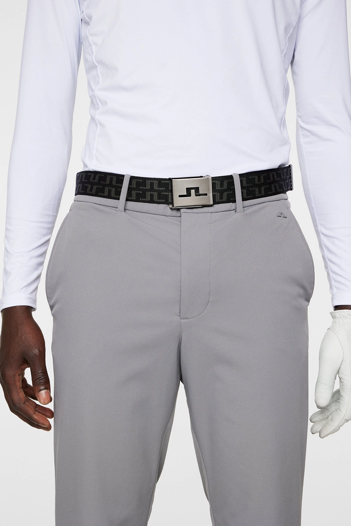 J.Lindeberg Mens Axil Fleece Twill Pant - NIGHT OWL J.Lindeberg Men's Apparel