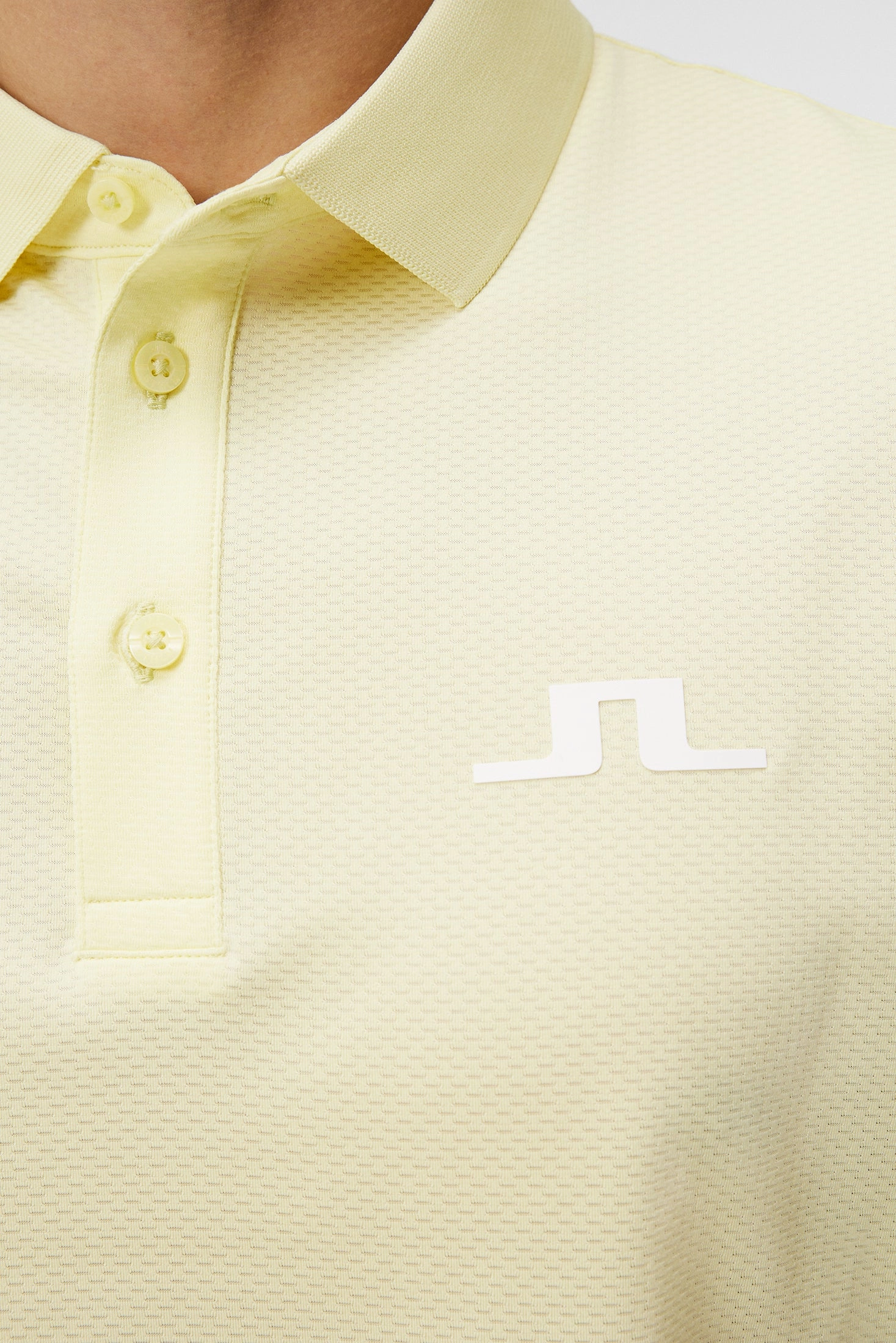 J.Lindeberg Mens Bridge Regular Fit Polo - WAX YELLOW J.Lindeberg Men's Apparel