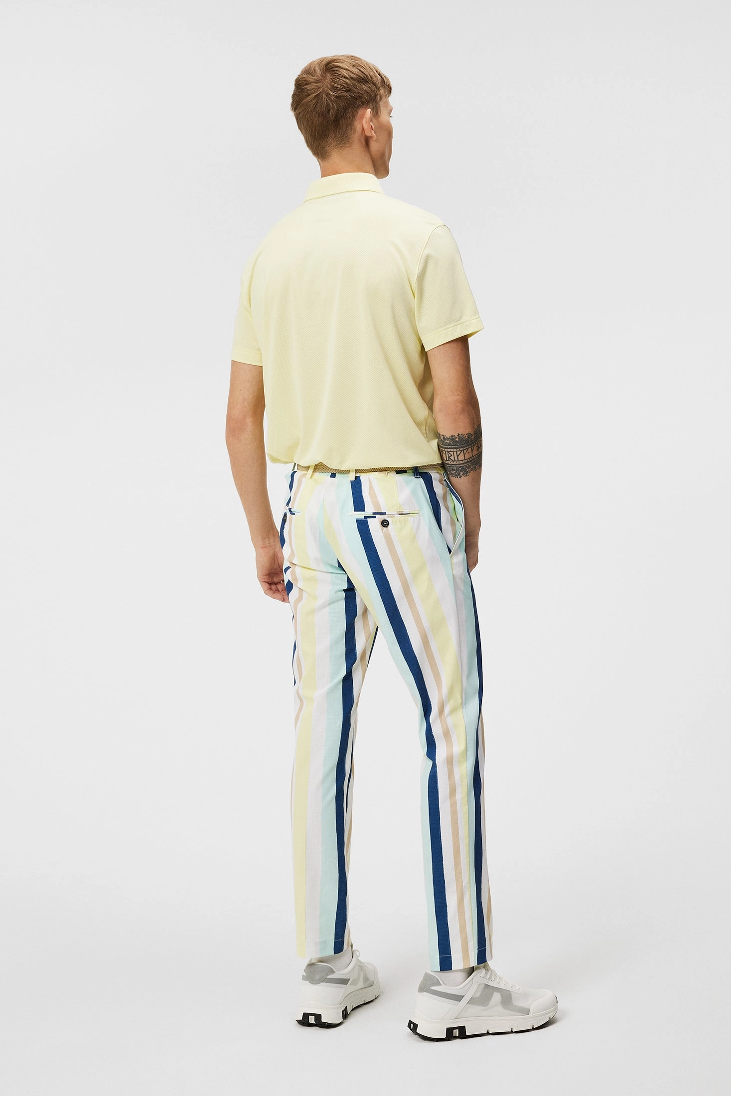 J.Lindeberg Mens Bridge Regular Fit Polo - WAX YELLOW J.Lindeberg Men's Apparel