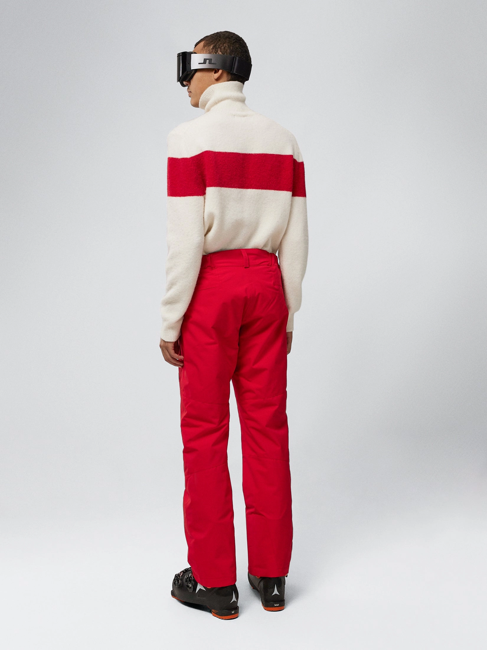 J.Lindeberg Mens Clarke Ski Pant - Barbados Cherry J.Lindeberg Men's Apparel