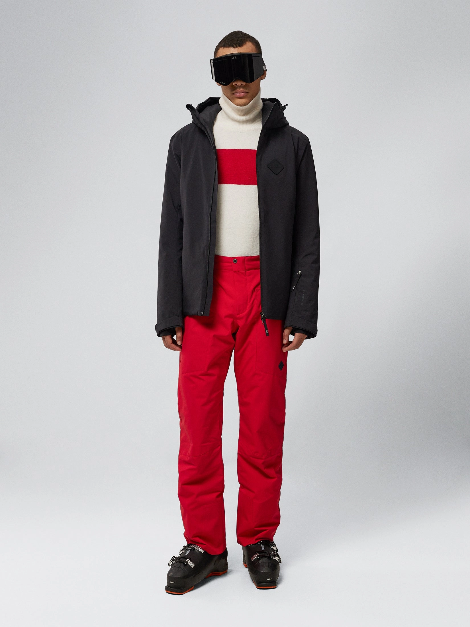J.Lindeberg Mens Clarke Ski Pant - Barbados Cherry J.Lindeberg Men's Apparel