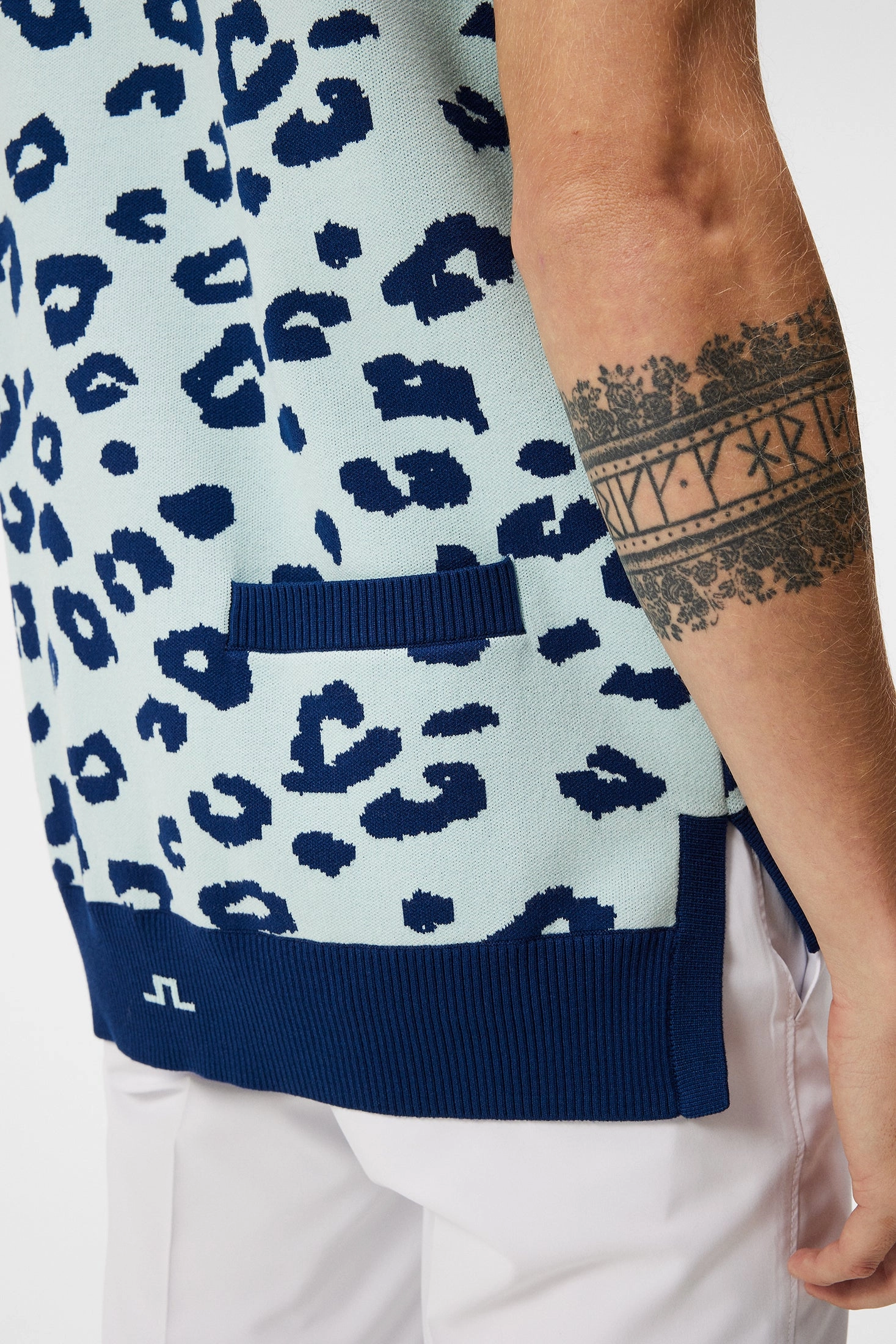 J.Lindeberg Mens Elian Knitted Vest - SAVANNA SPA J.Lindeberg Men's Apparel