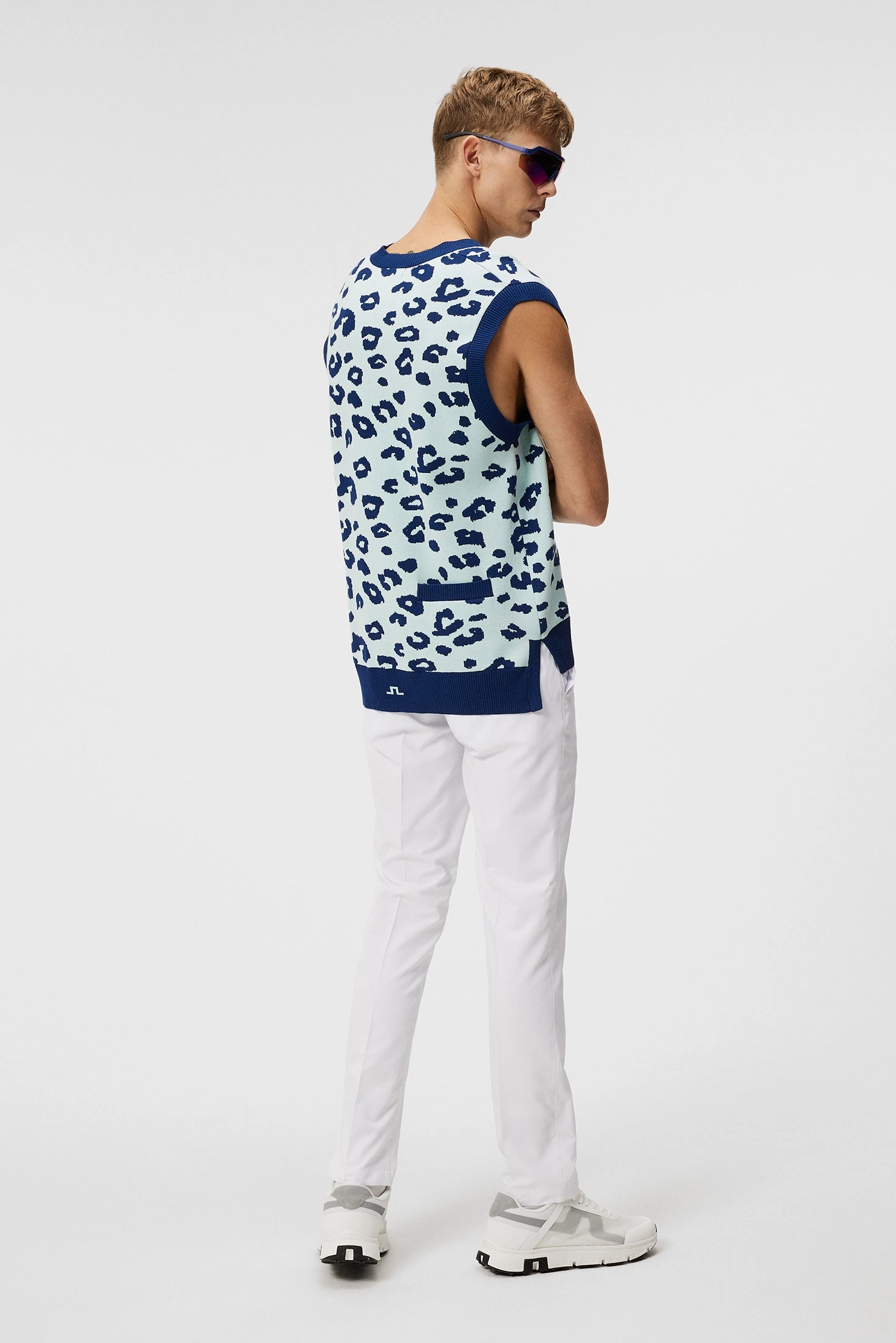 J.Lindeberg Mens Elian Knitted Vest - SAVANNA SPA J.Lindeberg Men's Apparel