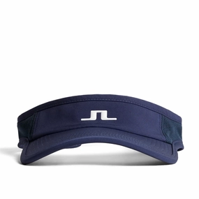 J.Lindeberg Mens GAIN Visor - JL NAVY J.Lindeberg men's golf clothing