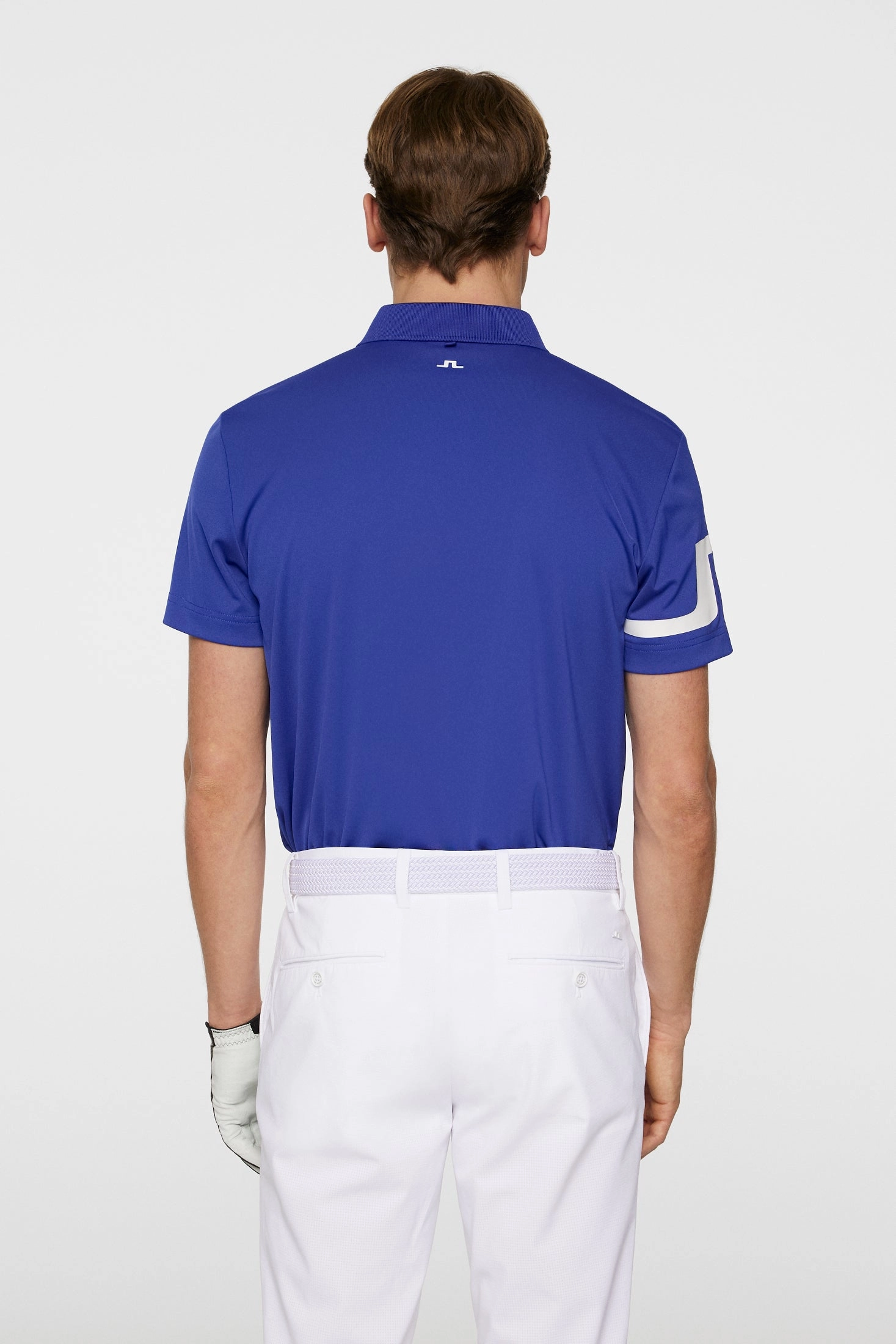 J.Lindeberg Mens HEATH Golf Polo - CLEMATIS BLUE J.Lindeberg Men's Apparel
