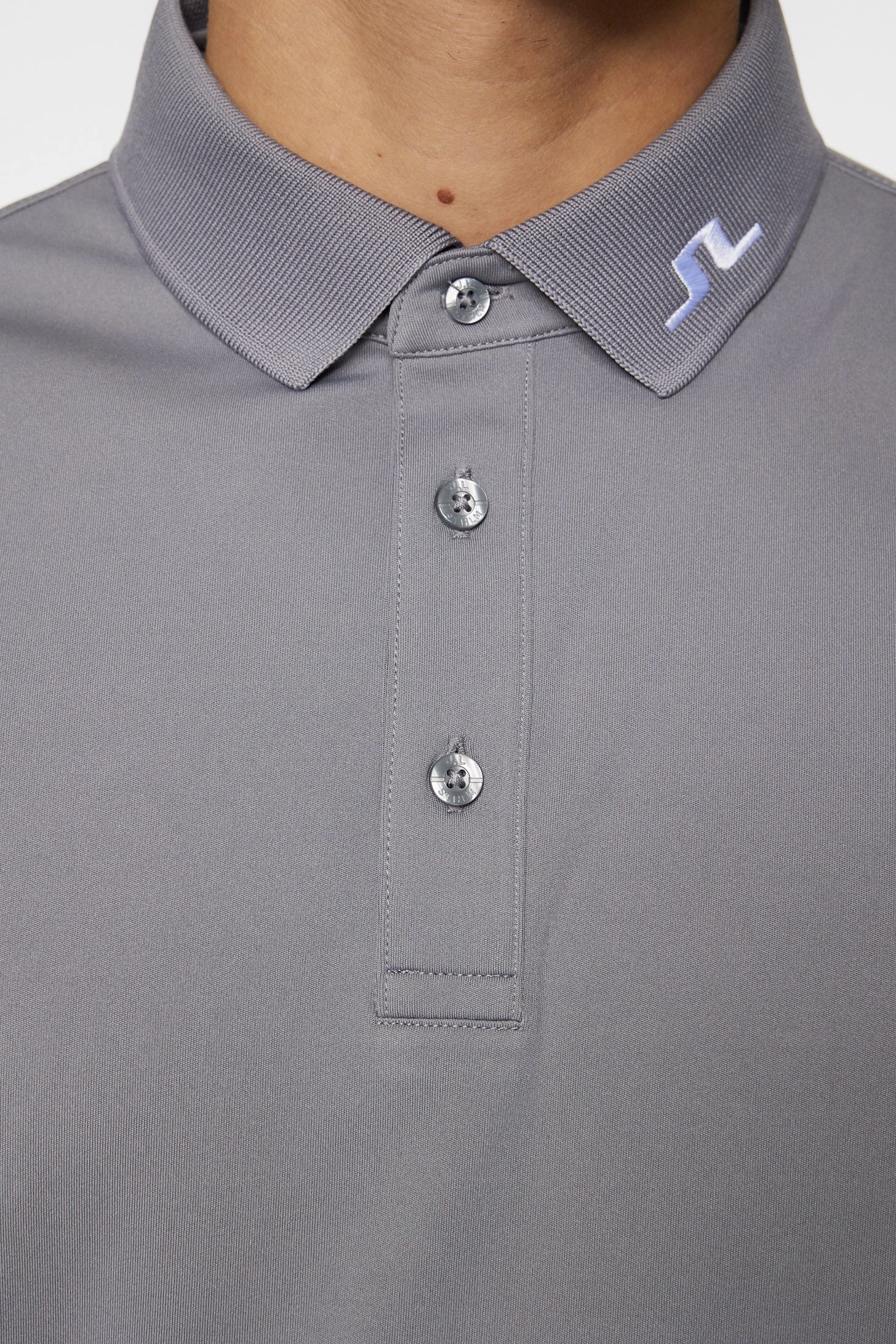 J.Lindeberg Mens HEATH Golf Polo - NIGHT OWL J.Lindeberg Men's Apparel