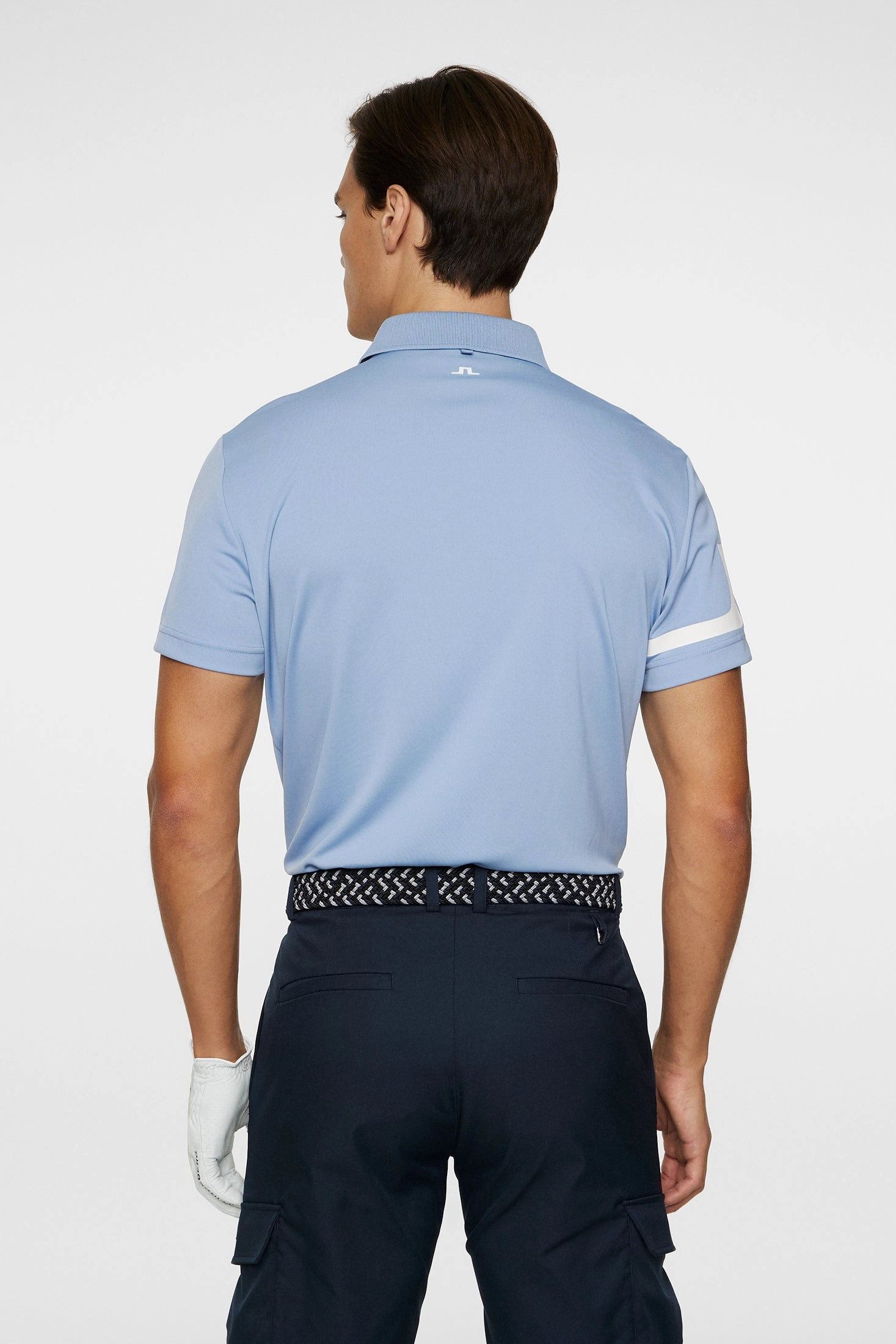 J.Lindeberg Mens HEATH Golf Polo - RAIN WASHED J.Lindeberg Men's Apparel