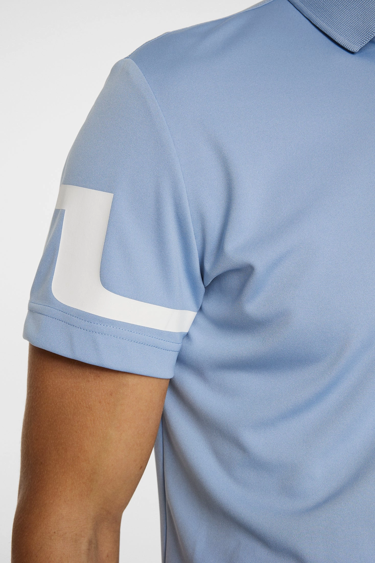 J.Lindeberg Mens HEATH Golf Polo - RAIN WASHED J.Lindeberg Men's Apparel