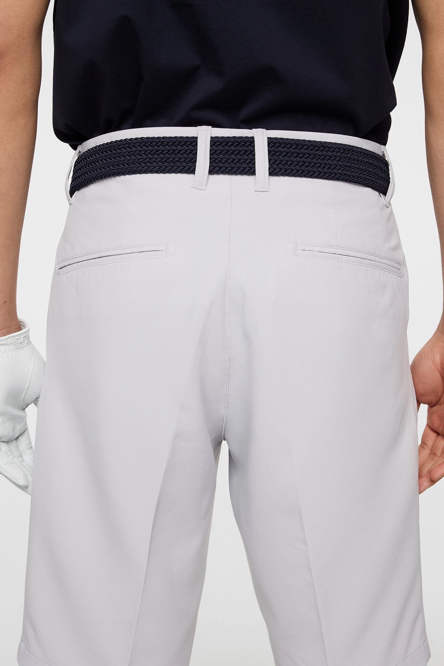 J.Lindeberg Mens Heath Golf Shorts - LIGHT GREY MELANGE J.Lindeberg Men's Apparel