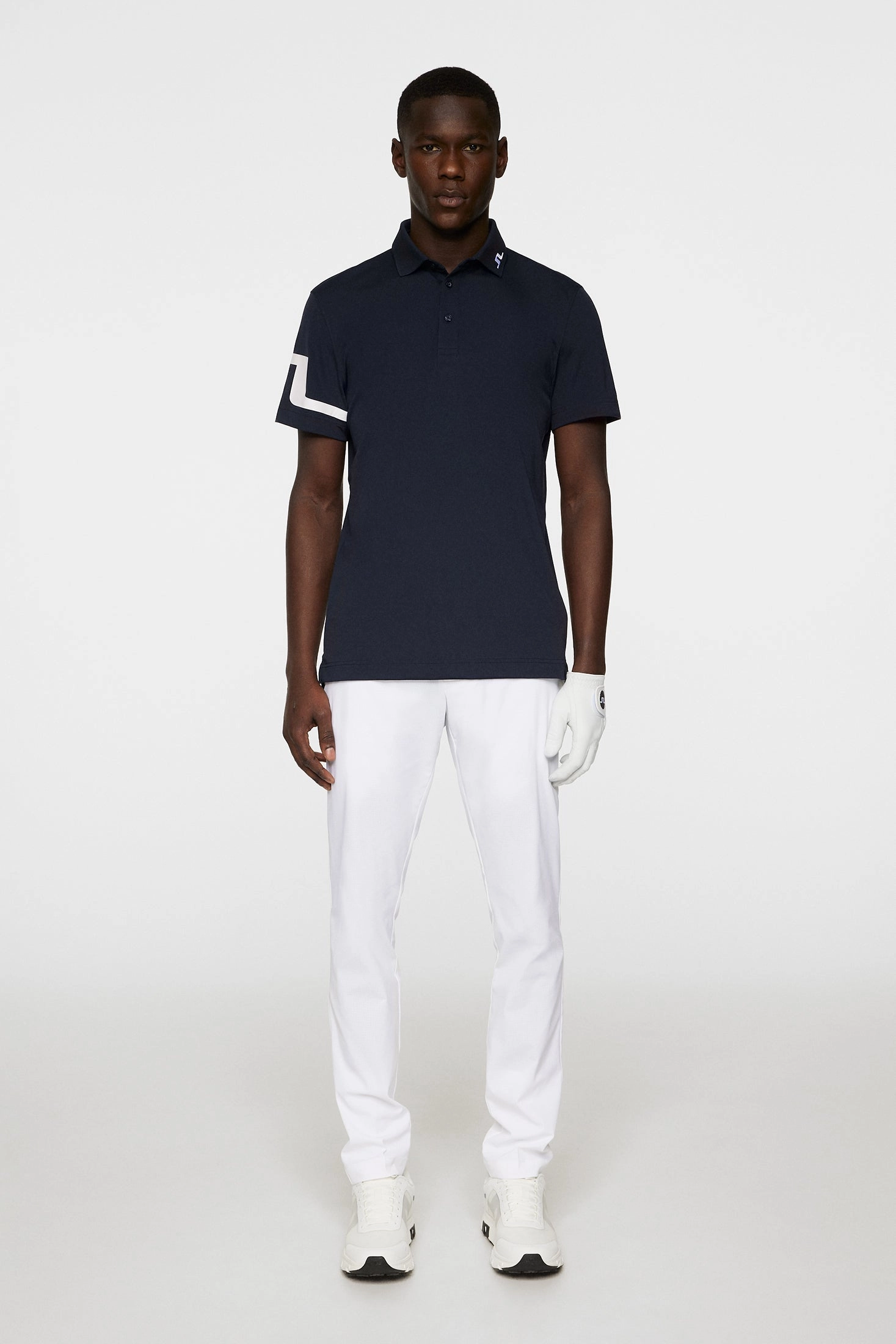 J.Lindeberg Mens HEATH Reg. Fit Golf Polo - JL NAVY J.Lindeberg Men's Apparel