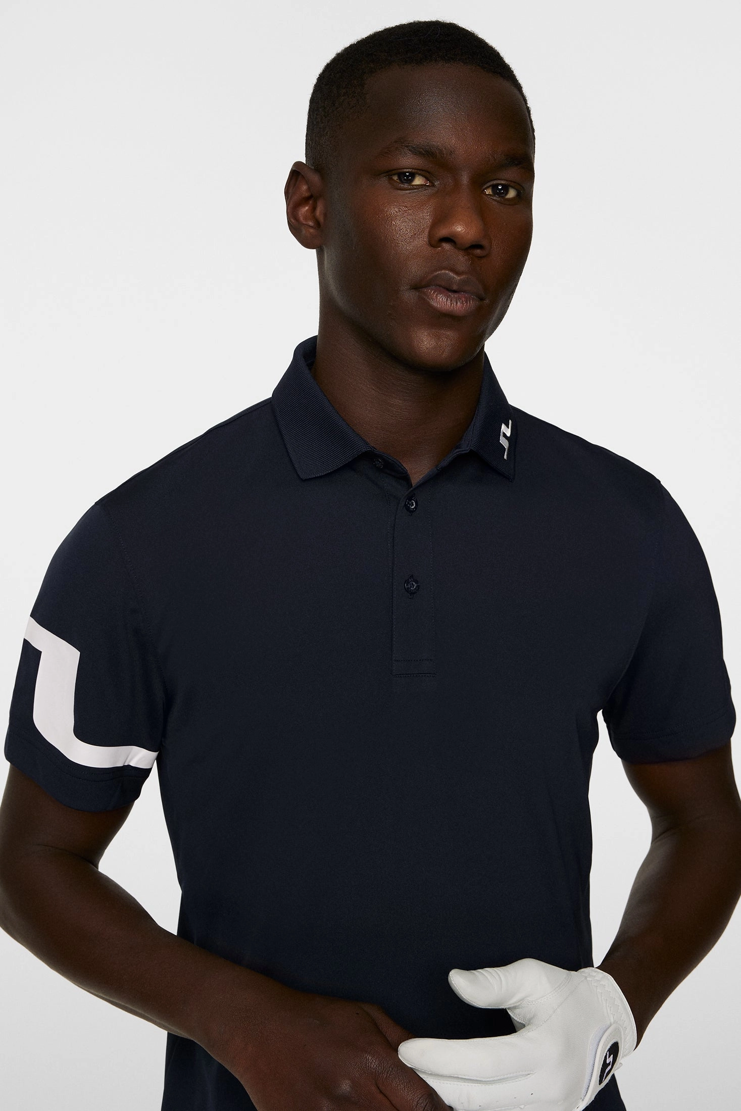 J.Lindeberg Mens HEATH Reg. Fit Golf Polo - JL NAVY J.Lindeberg Men's Apparel