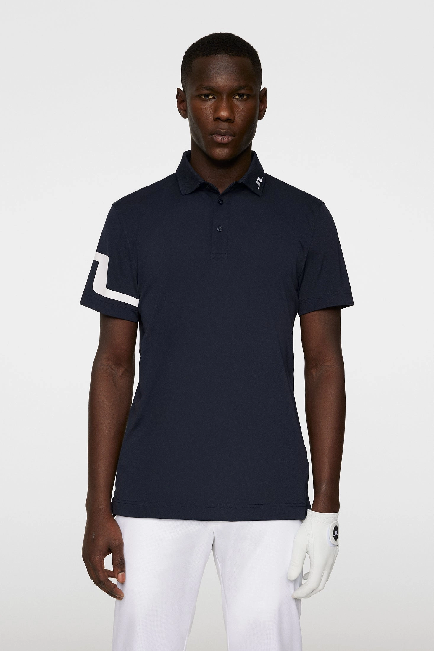 J.Lindeberg Mens HEATH Reg. Fit Golf Polo - JL NAVY J.Lindeberg Men's Apparel