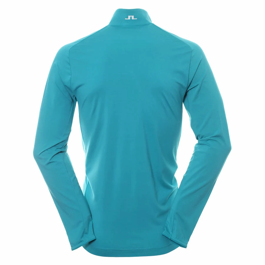 J.Lindeberg Mens Henry Relaxed Fit Mid Layer - ENAMEL BLUE J.Lindeberg Men's Apparel