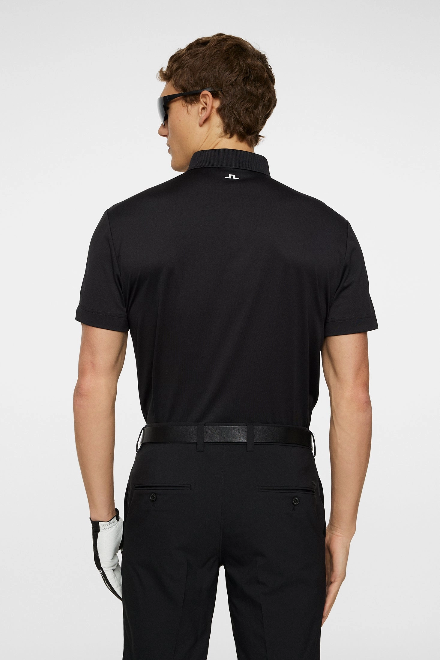 J.Lindeberg Mens Klas Golf Polo - BLACK J.Lindeberg Men's Apparel
