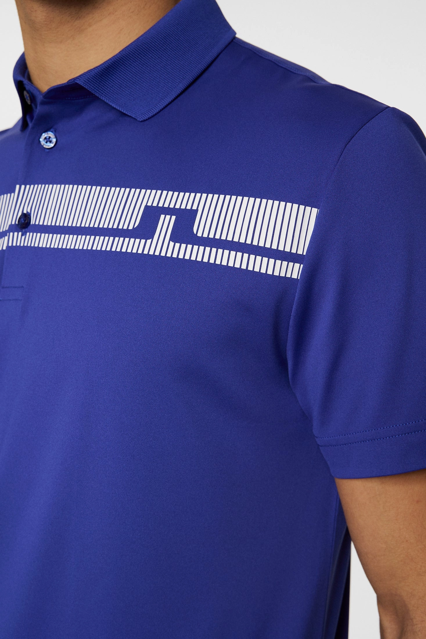 J.Lindeberg Mens Klas Golf Polo - CLEMATIS BLUE J.Lindeberg Men's Apparel