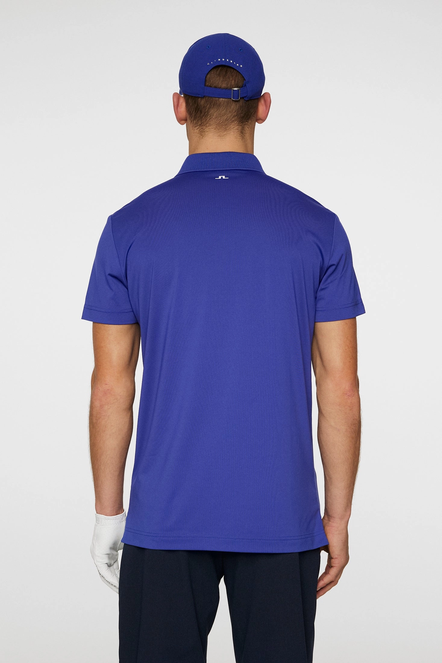 J.Lindeberg Mens Klas Golf Polo - CLEMATIS BLUE J.Lindeberg Men's Apparel