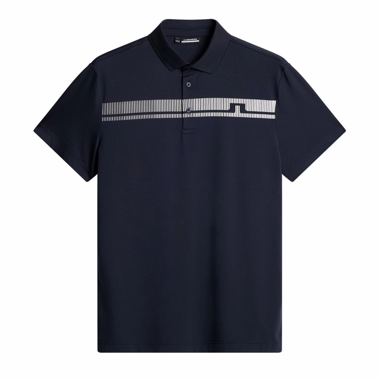 J.Lindeberg Mens Klas Golf Polo - JL NAVY J.Lindeberg men's golf clothing