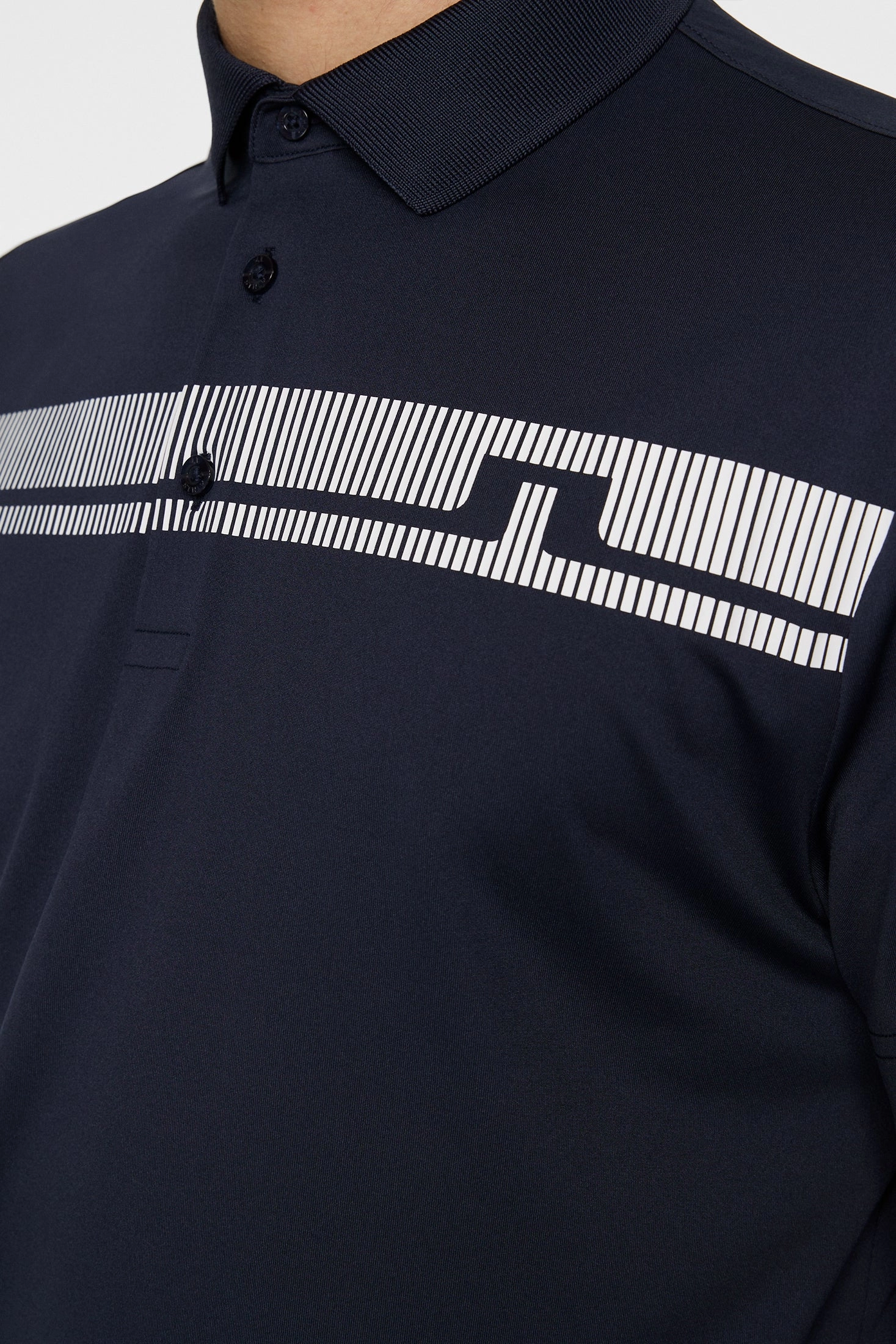 J.Lindeberg Mens Klas Golf Polo - JL NAVY J.Lindeberg Men's Apparel