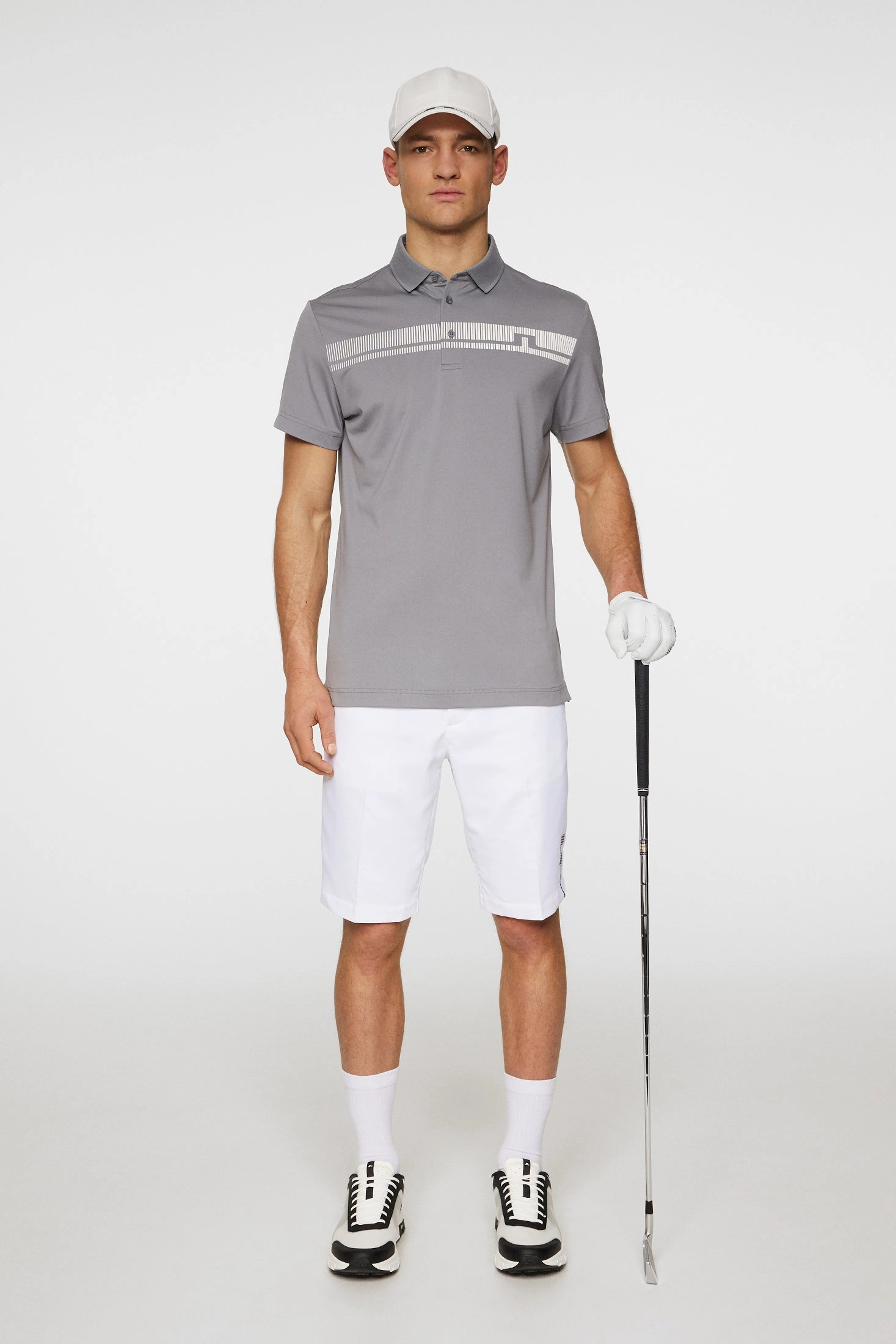 J.Lindeberg Mens Klas Golf Polo - NIGHT OWL J.Lindeberg Men's Apparel