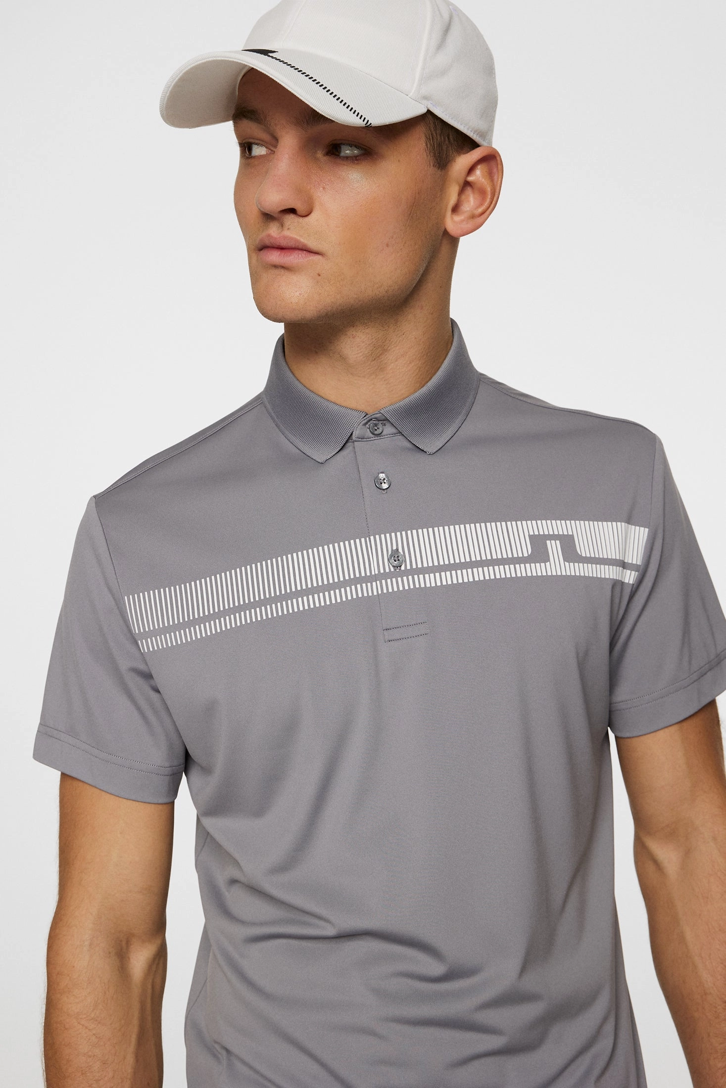 J.Lindeberg Mens Klas Golf Polo - NIGHT OWL J.Lindeberg Men's Apparel