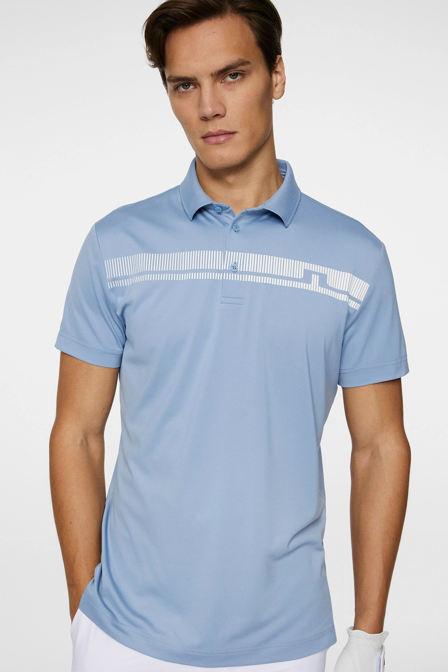 J.Lindeberg Mens Klas Golf Polo - RAIN WASHED J.Lindeberg Men's Apparel