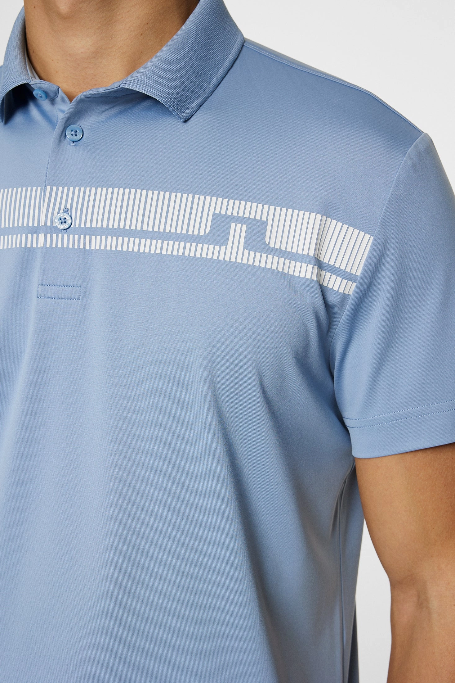 J.Lindeberg Mens Klas Golf Polo - RAIN WASHED J.Lindeberg Men's Apparel