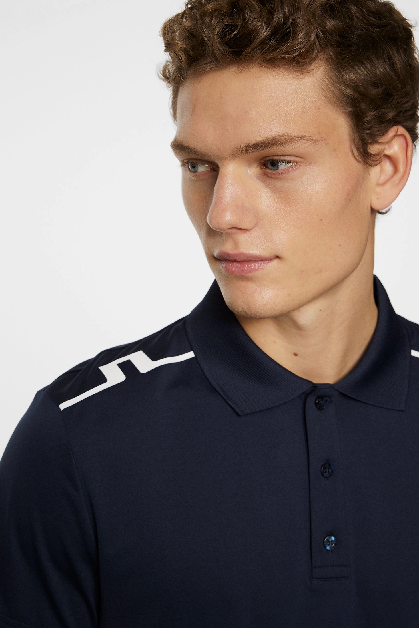 J.Lindeberg Mens LIONEL Polo - JL NAVY J.Lindeberg Men's Apparel