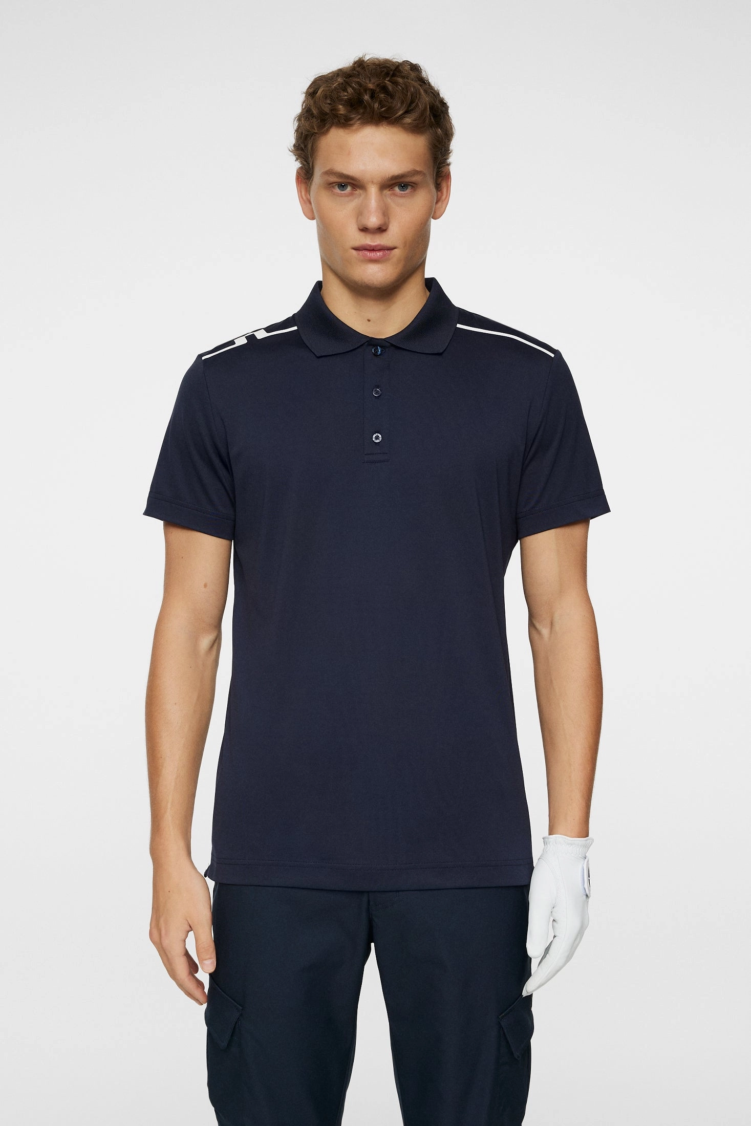 J.Lindeberg Mens LIONEL Polo - JL NAVY J.Lindeberg Men's Apparel