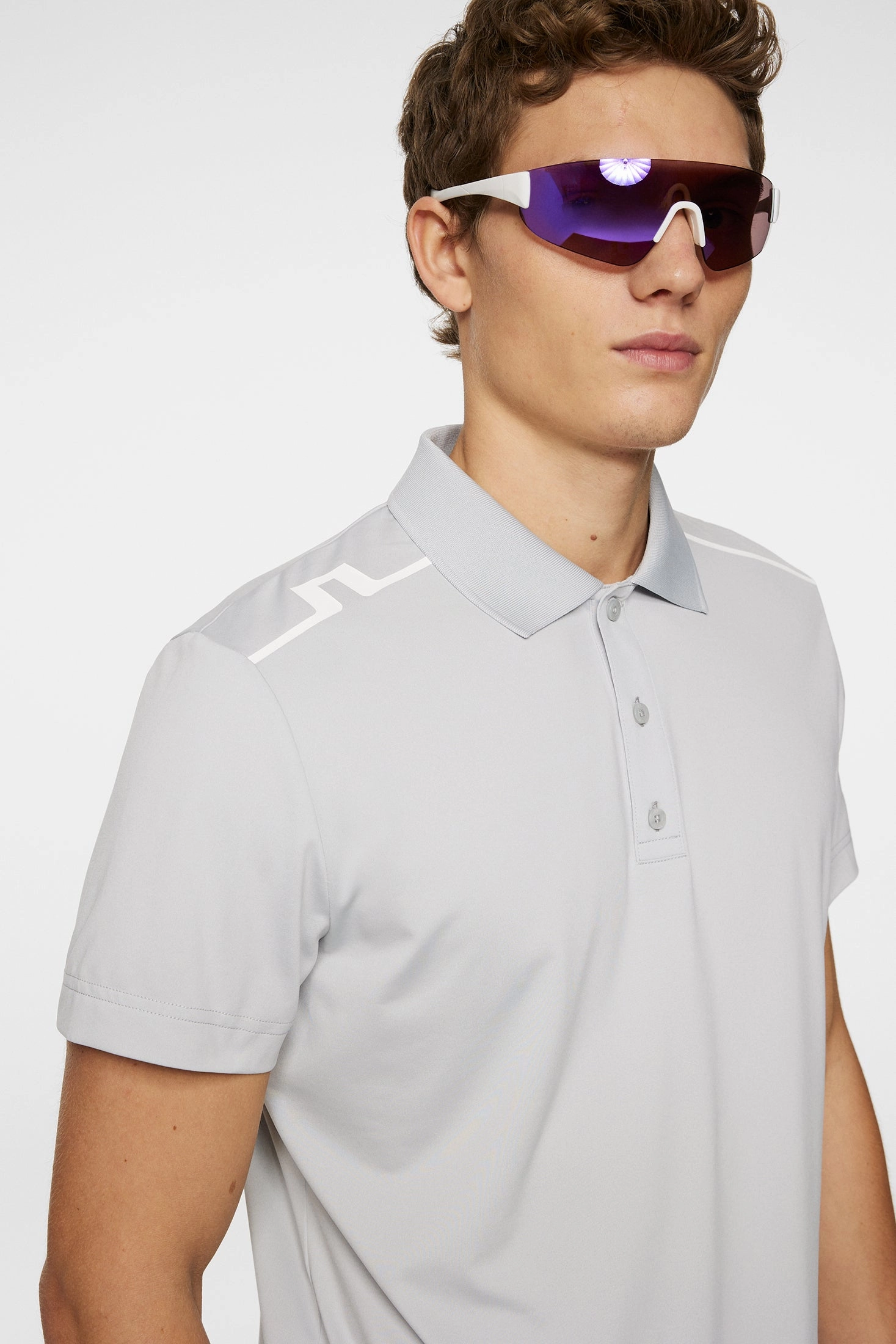 J.Lindeberg Mens LIONEL Polo - NIGHT OWL J.Lindeberg Men's Apparel